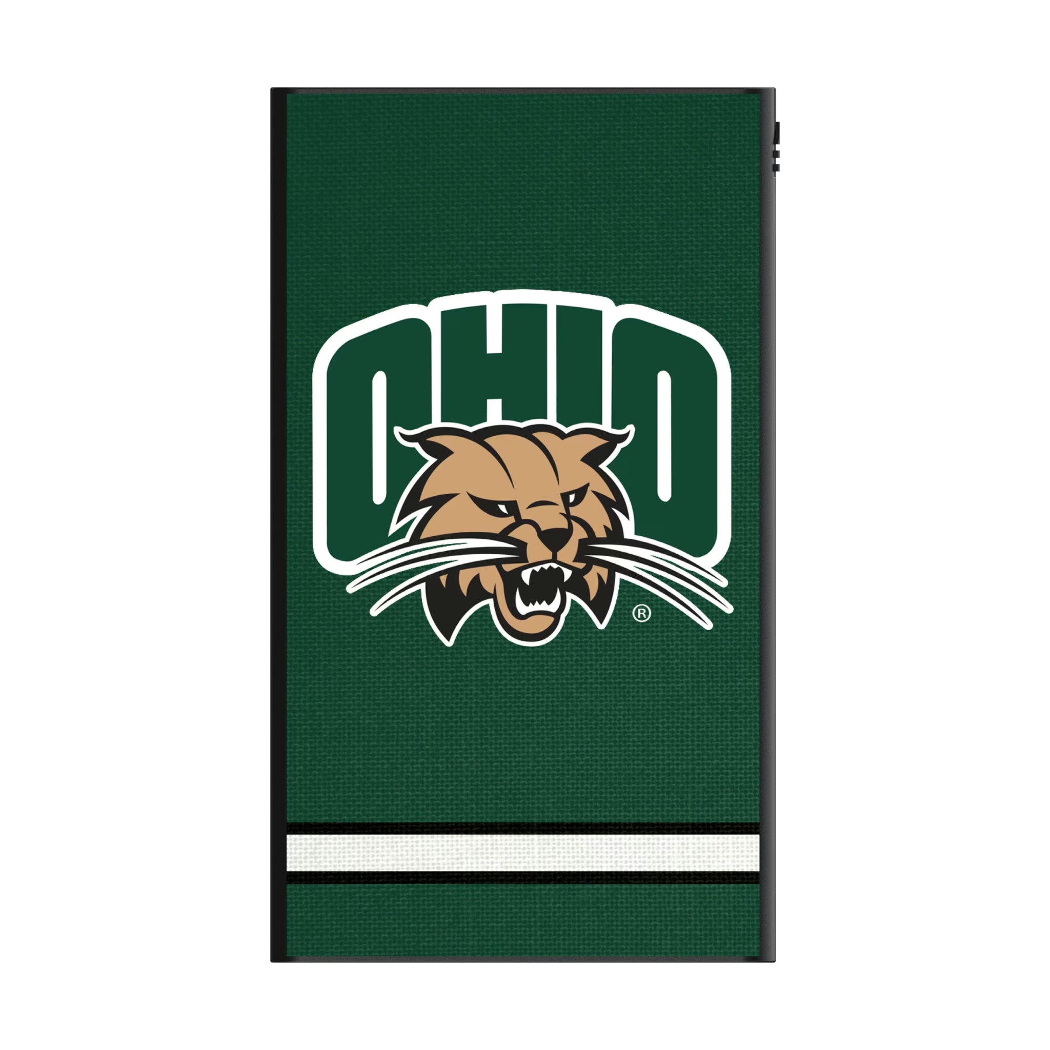 Ohio University Bobcats Stripe 5000mAh Flat Powerbank