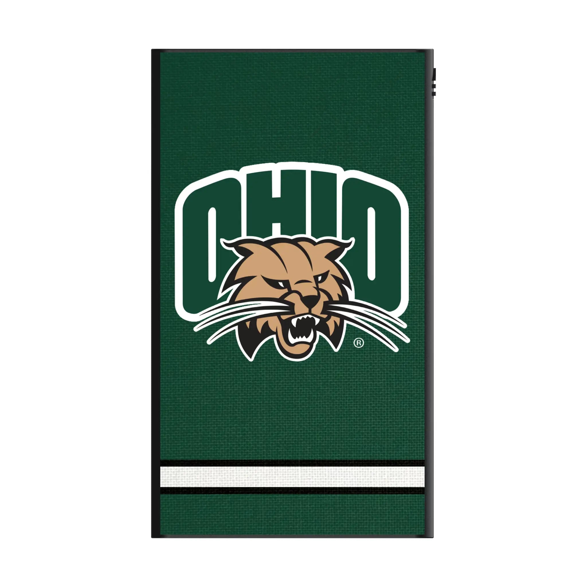 Ohio University Bobcats Stripe 5000mAh Flat Power Bank