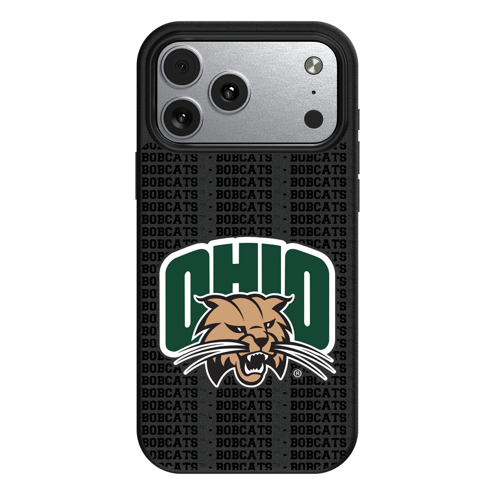 Ohio University Bobcats Text Backdrop iPhone MagSafe Compatible Phone Case for Apple iPhone#Device_iPhone 17 Pro Max