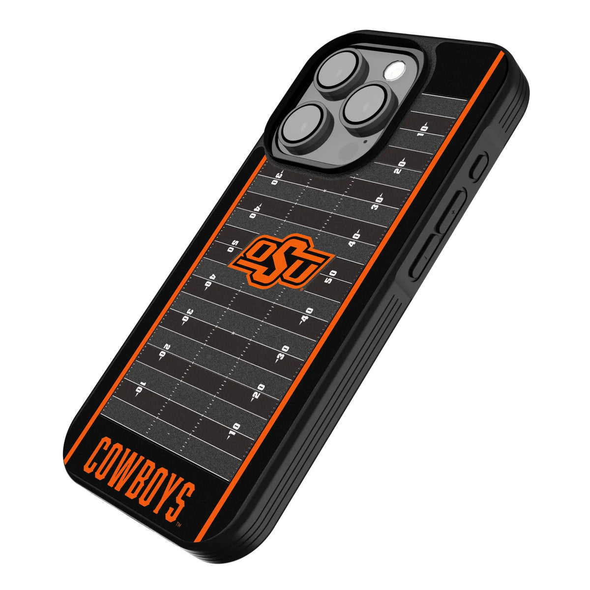 Oklahoma State University Cowboys Field iPhone Bump Phone Case for Apple iPhone - Isometric View
