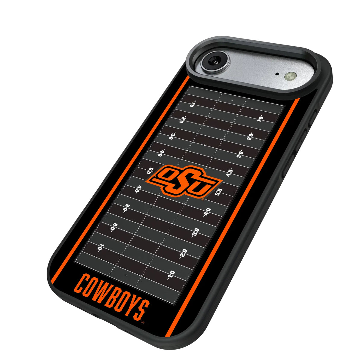 Oklahoma State University Cowboys Field iPhone Bump Phone Case for Apple iPhone - Isometric View#Device_iPhone Air