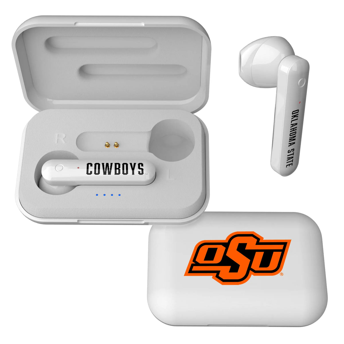 Oklahoma State University Cowboys Insignia Wireless TWS Earbuds