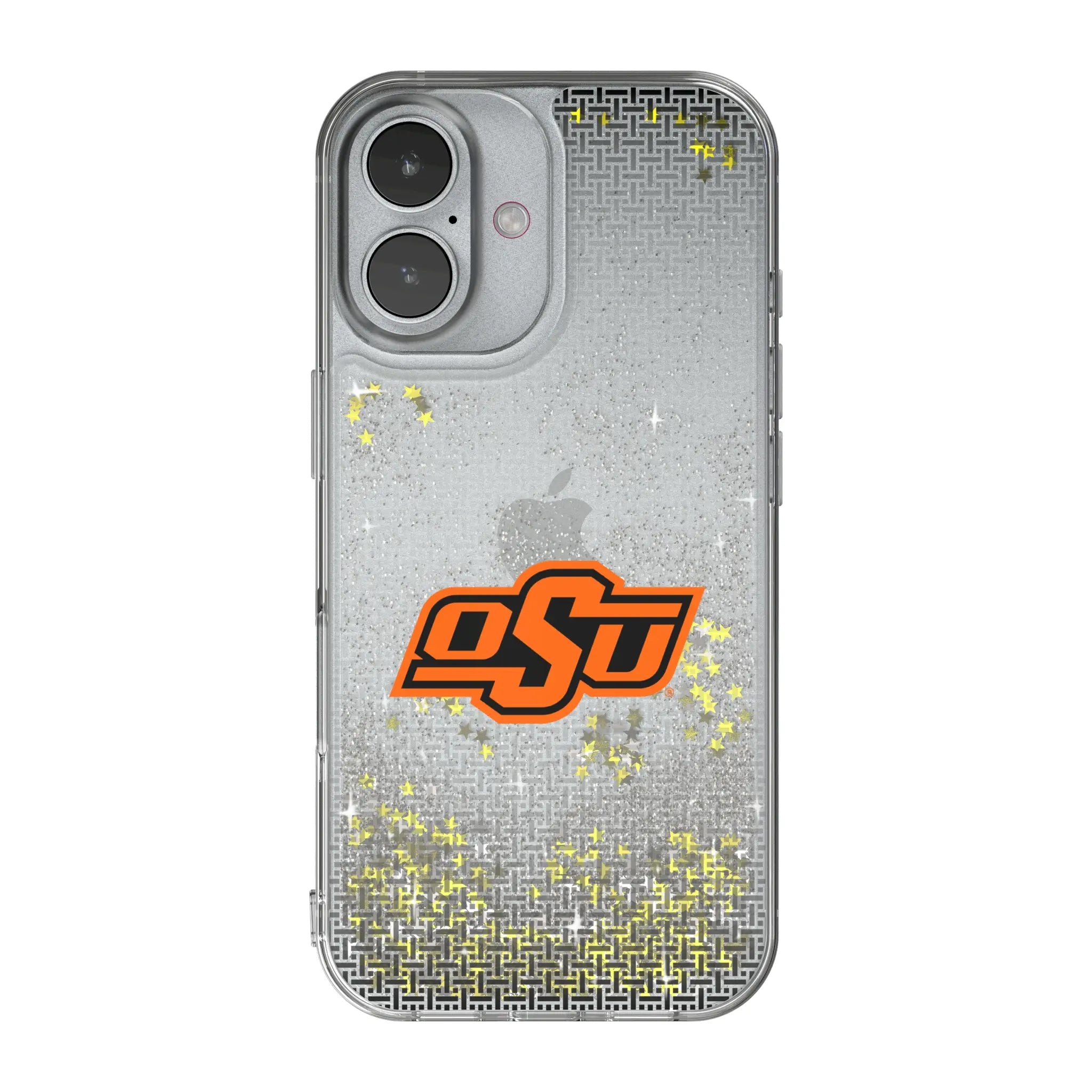 Oklahoma State University Cowboys Linen iPhone Glitter Phone Case for Apple iPhone