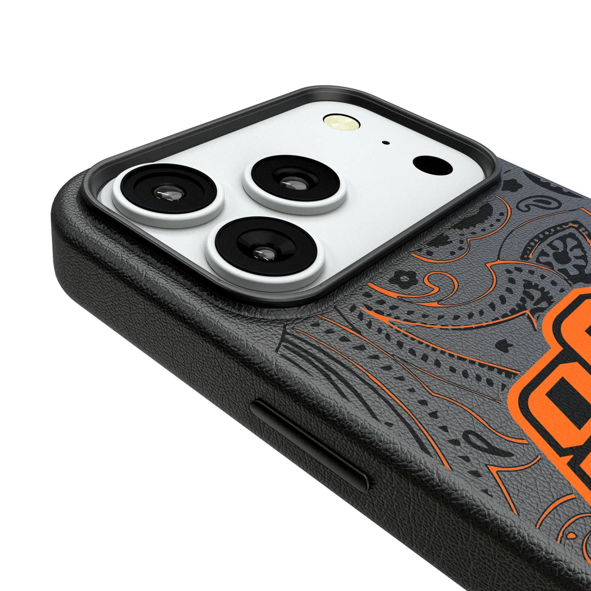 Oklahoma State University Cowboys Paisley iPhone MagSafe Compatible Phone Case for Apple iPhone - Detail#Device_iPhone 18 Pro