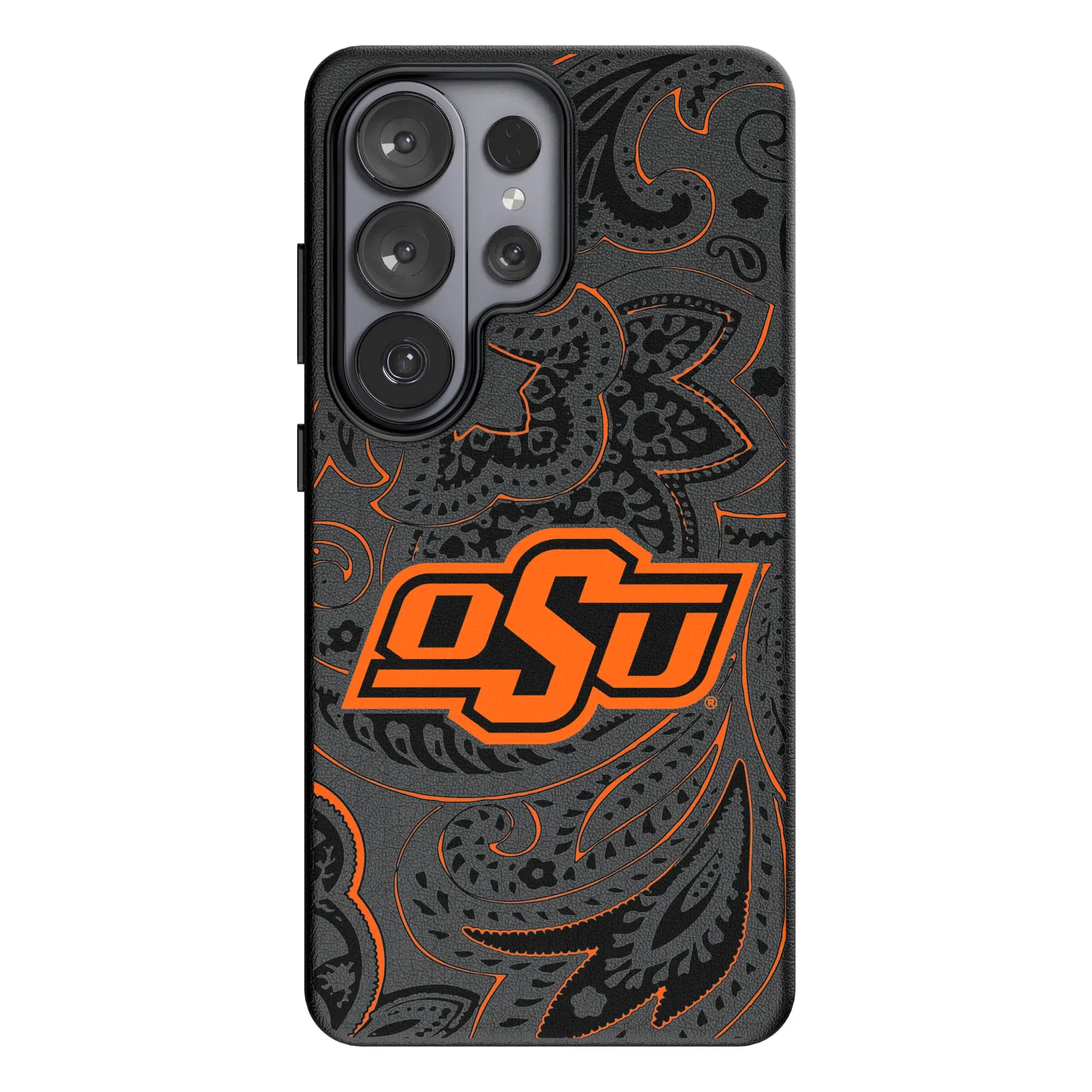 Oklahoma State University Cowboys Paisley Galaxy MagSafe Compatible Phone Case for Samsung Galaxy#Device_Galaxy S26 Ultra