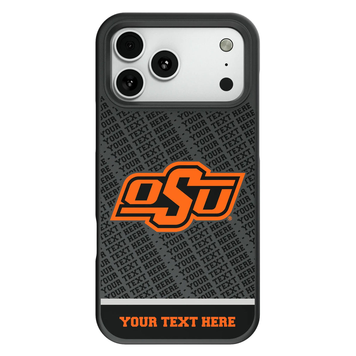 Oklahoma State University Cowboys Personalized EndZone Plus Bump Phone Case for Apple iPhone