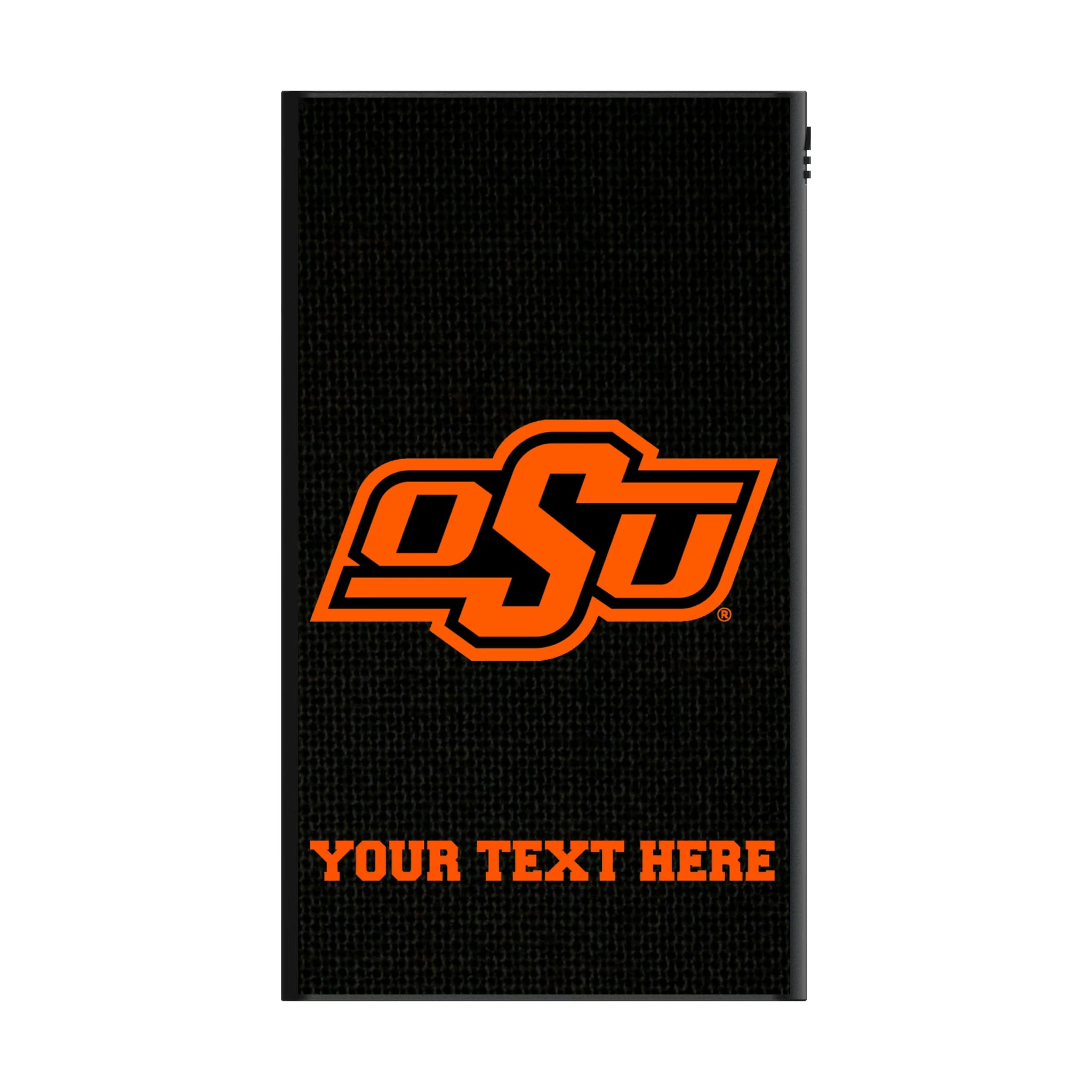 Oklahoma State University Cowboys Personalized Solid 5000mAh Flat Powerbank