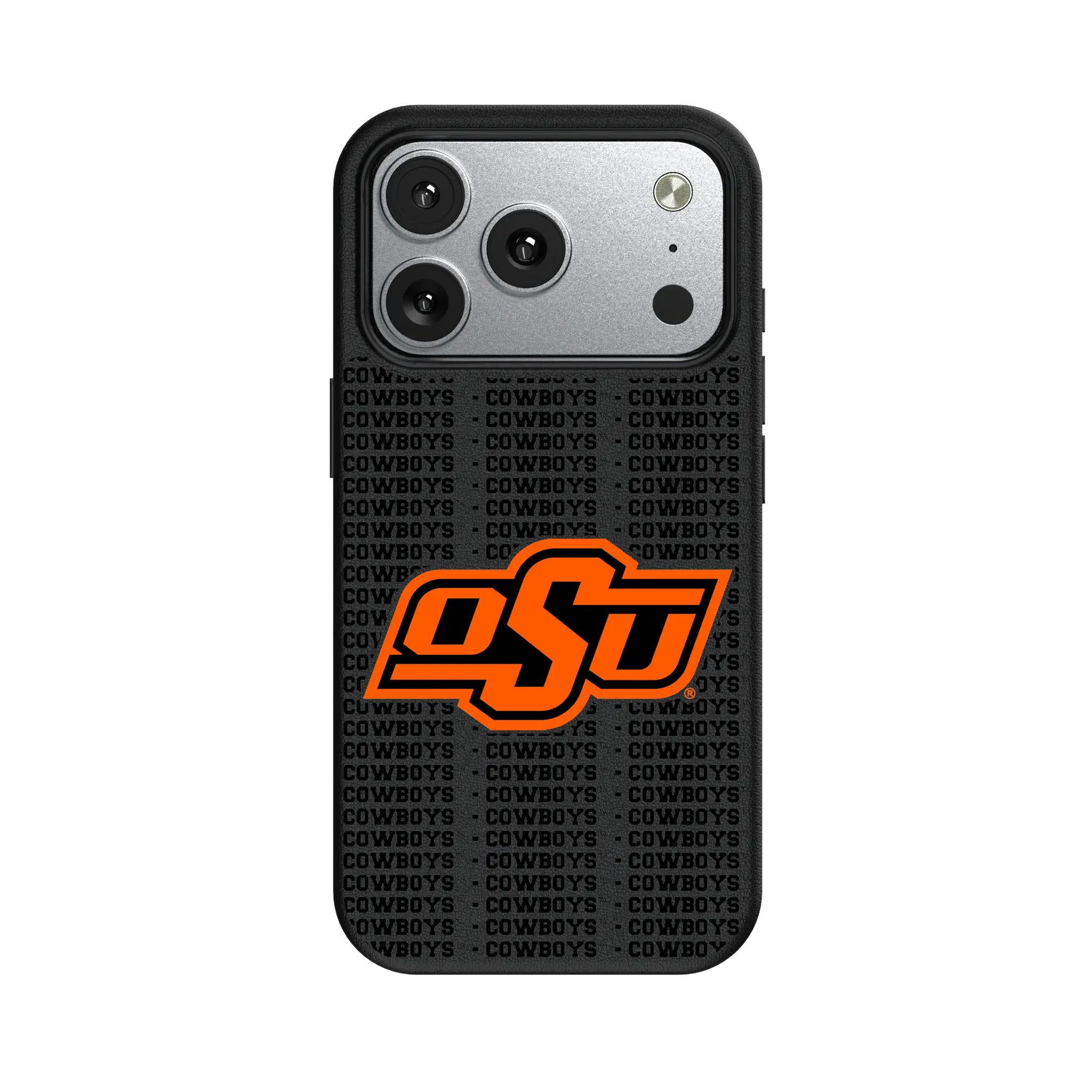 Oklahoma State University Cowboys Text Backdrop iPhone MagSafe Compatible Phone Case for Apple iPhone#Device_iPhone 17 Pro