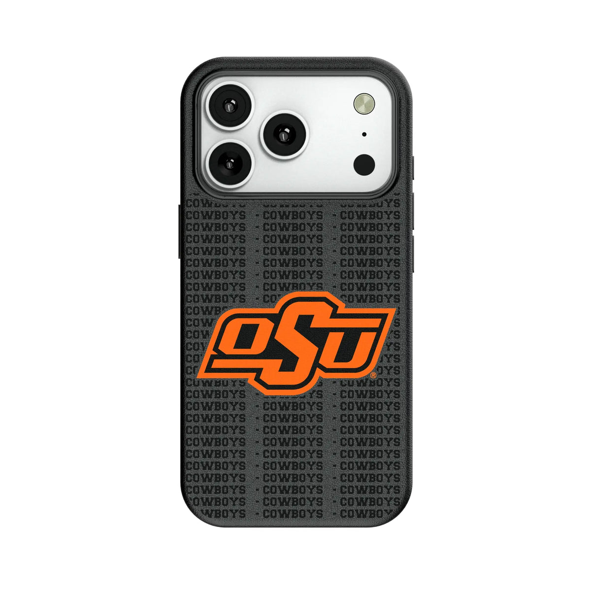 Oklahoma State University Cowboys Text Backdrop MagSafe Compatible Phone Case for Apple iPhone