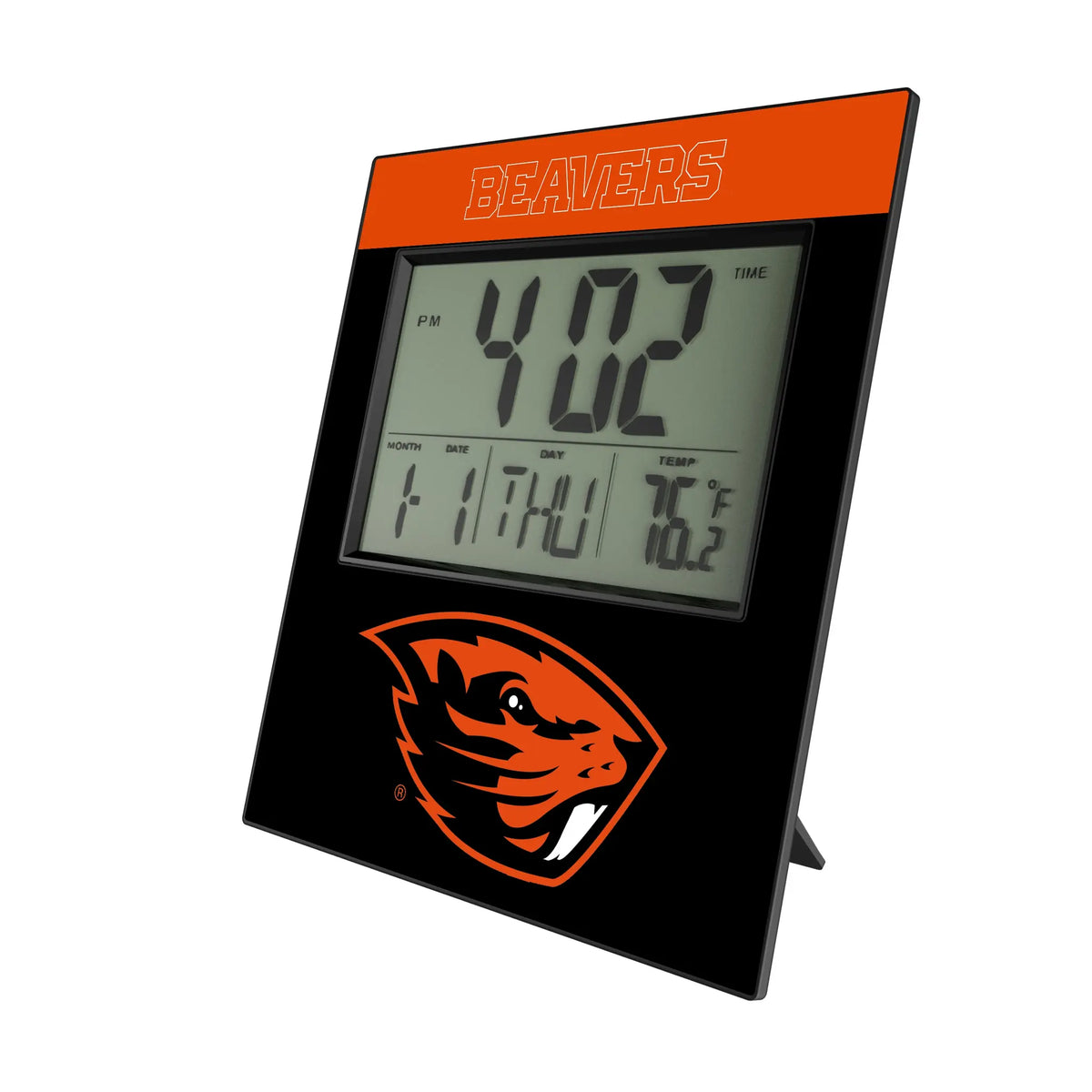 Oregon State University Beavers Color Block Wall Clock