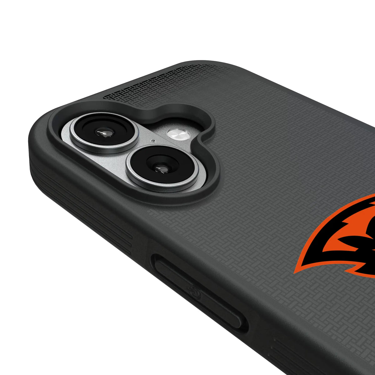 Oregon State University Beavers Linen iPhone Bump Phone Case for Apple iPhone - Detail#Device_iPhone 17