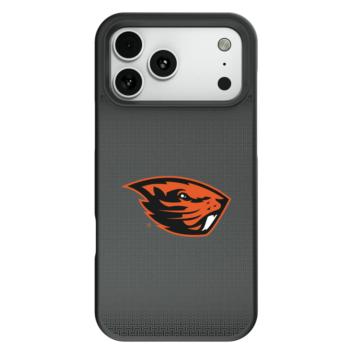 Oregon State University Beavers Linen Bump Phone Case for Apple iPhone