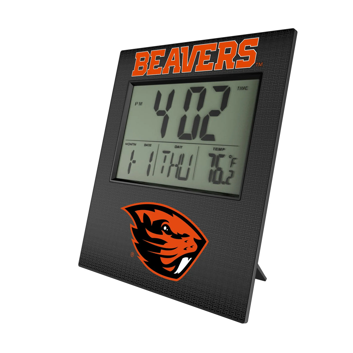 Oregon State University Beavers Linen Wall Clock
