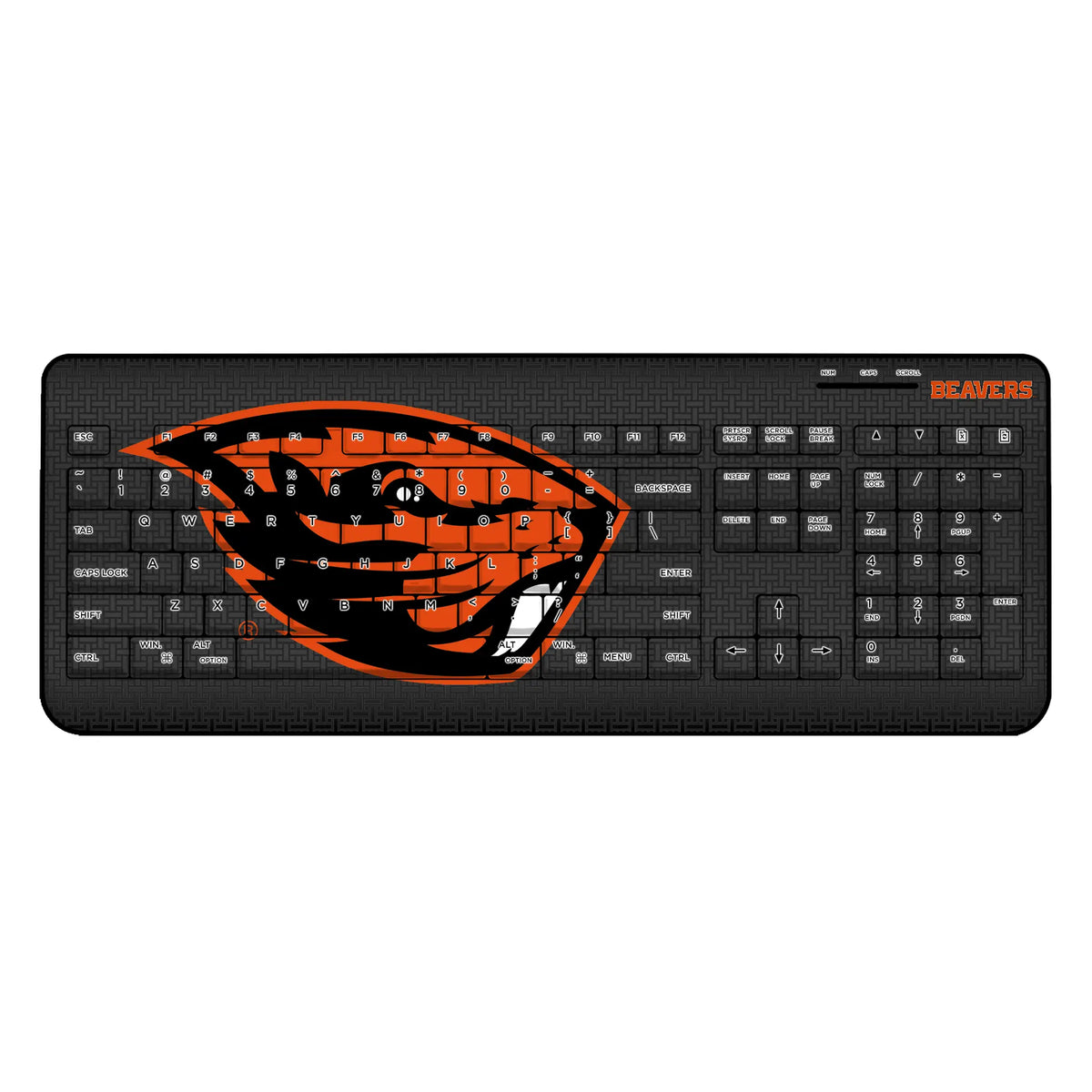 Oregon State University Beavers Linen Wireless USB Keyboard