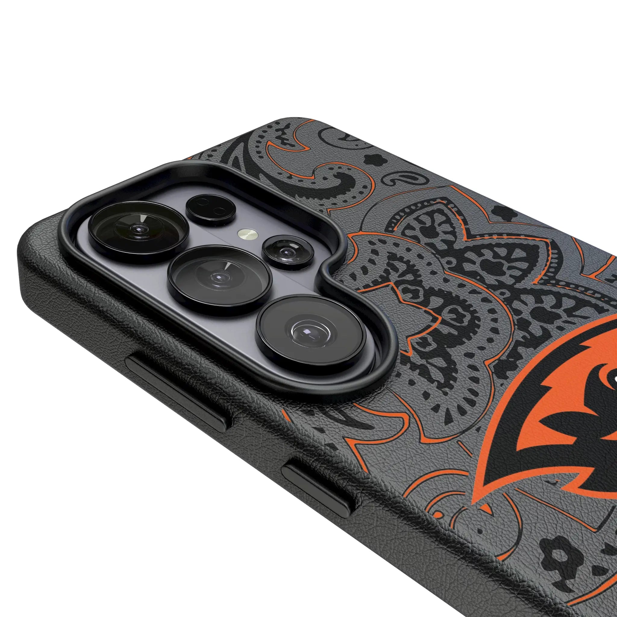 Oregon State University Beavers Paisley Galaxy MagSafe Compatible Phone Case for Samsung Galaxy - Detail#Device_Galaxy S26 Ultra