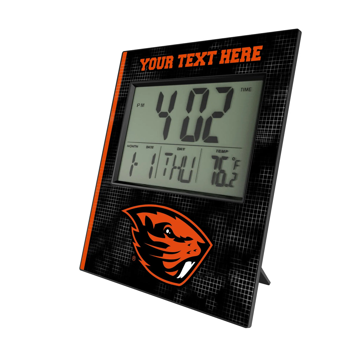 Oregon State University Beavers Personalized Hatch Wall Clock