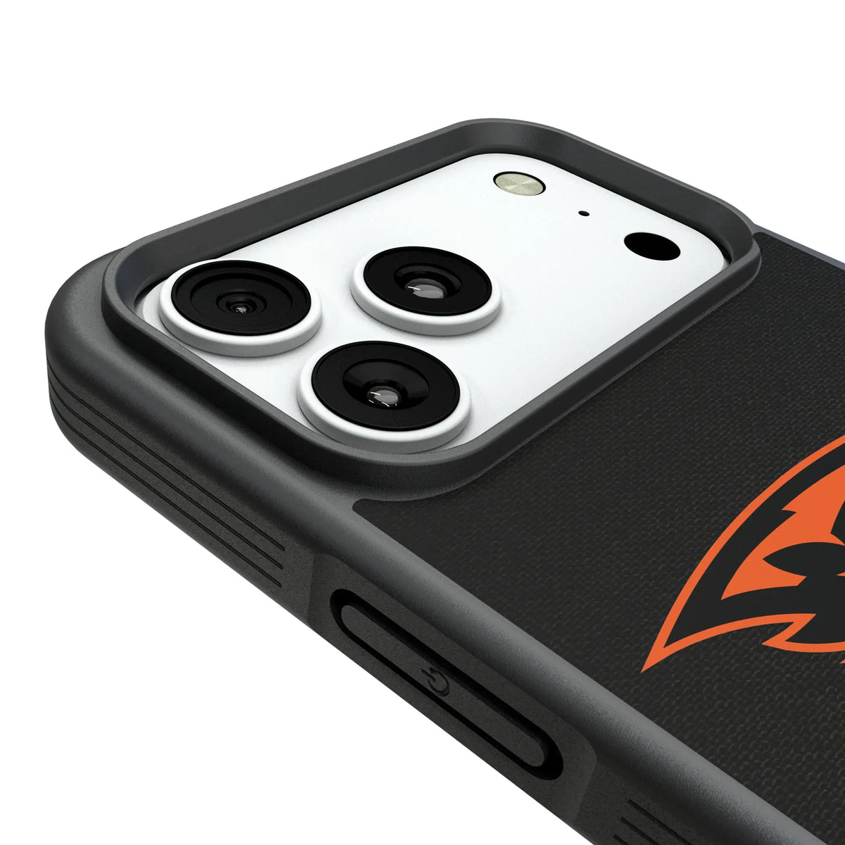 Oregon State University Beavers Personalized Stripe iPhone Bump Phone Case for Apple iPhone - Detail#Device_iPhone 18 Pro Max