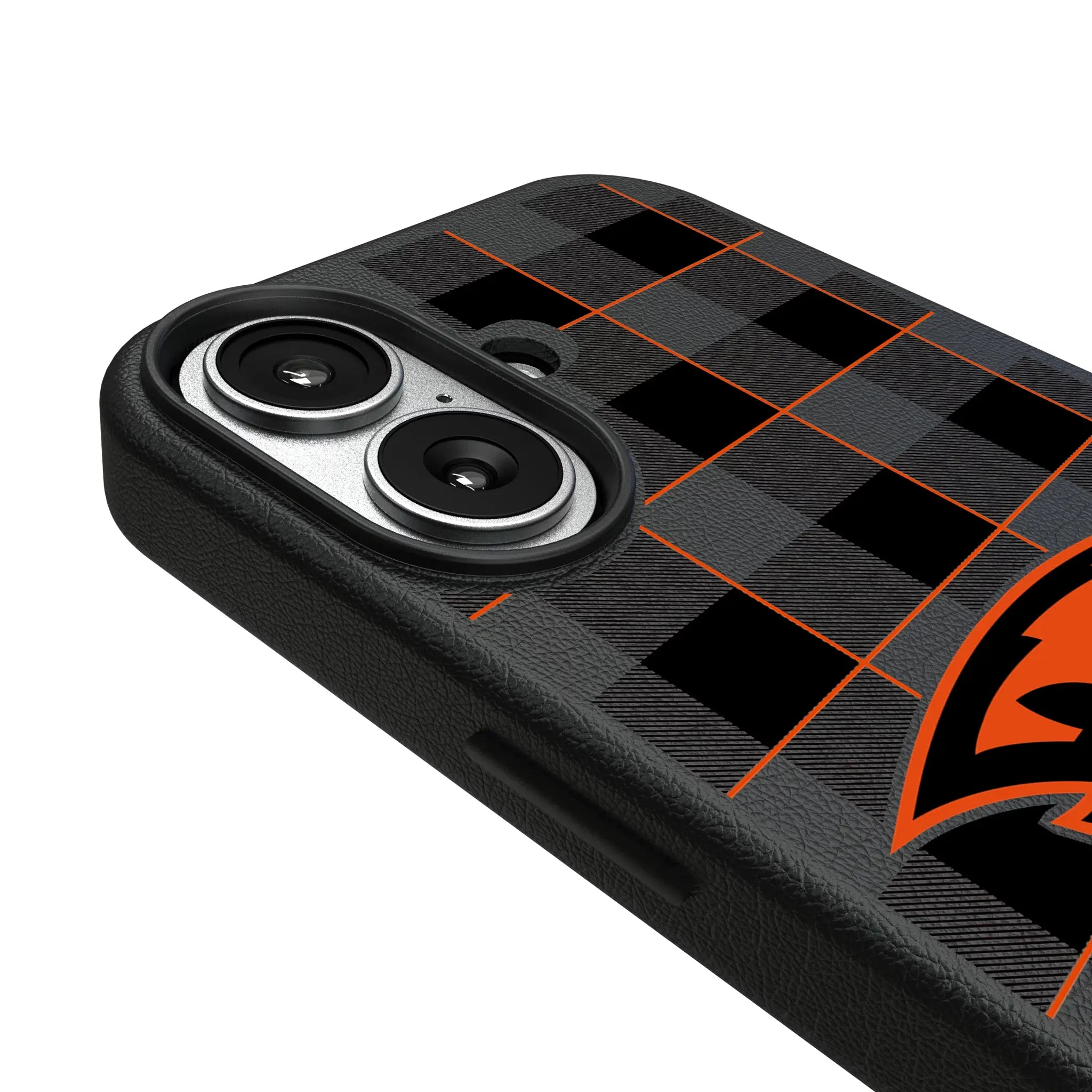 Oregon State University Beavers Plaid iPhone MagSafe Compatible Phone Case for Apple iPhone - Detail#Device_iPhone 17