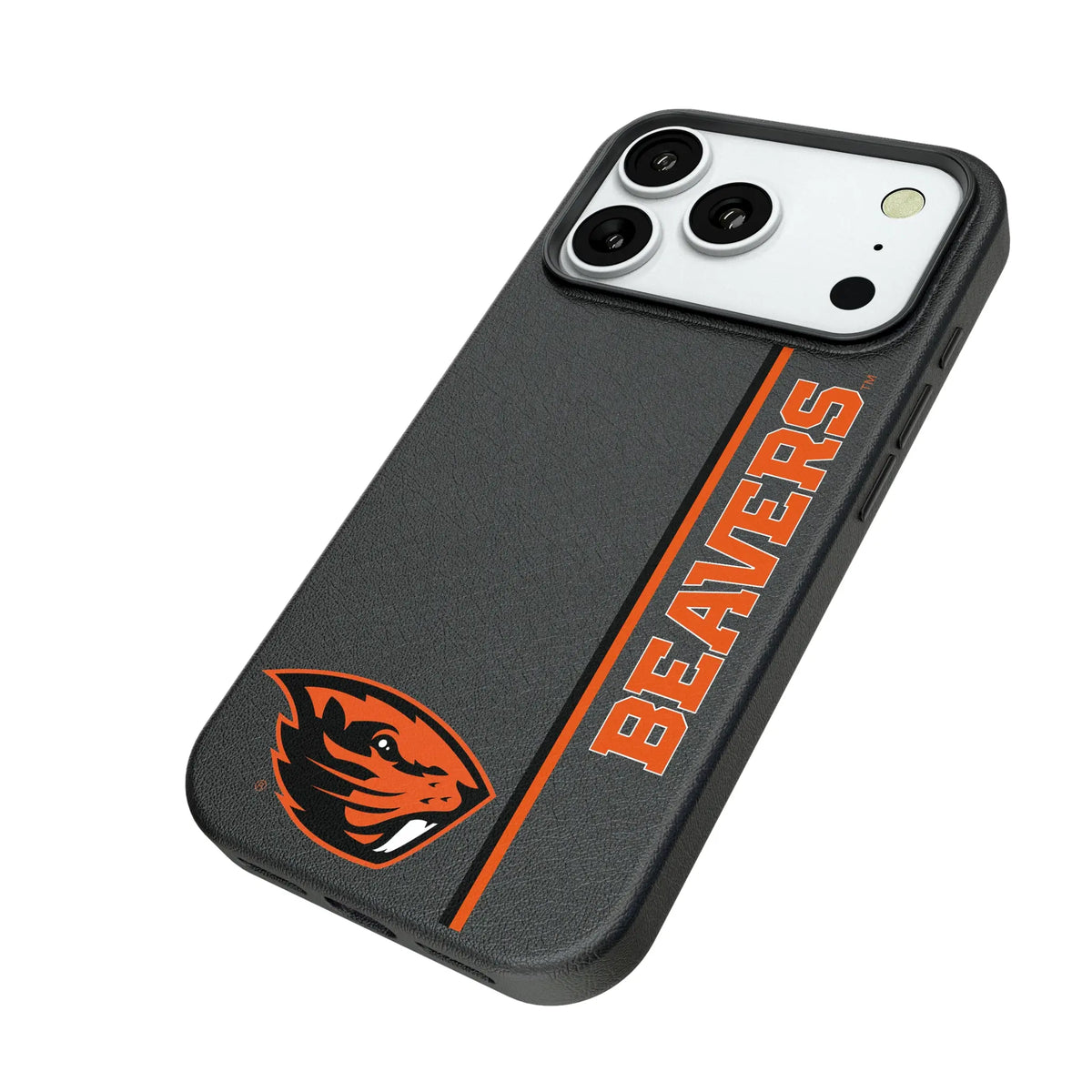 Oregon State University Beavers Sidebar iPhone MagSafe Compatible Phone Case for Apple iPhone - Isometric View#Device_iPhone 18 Pro