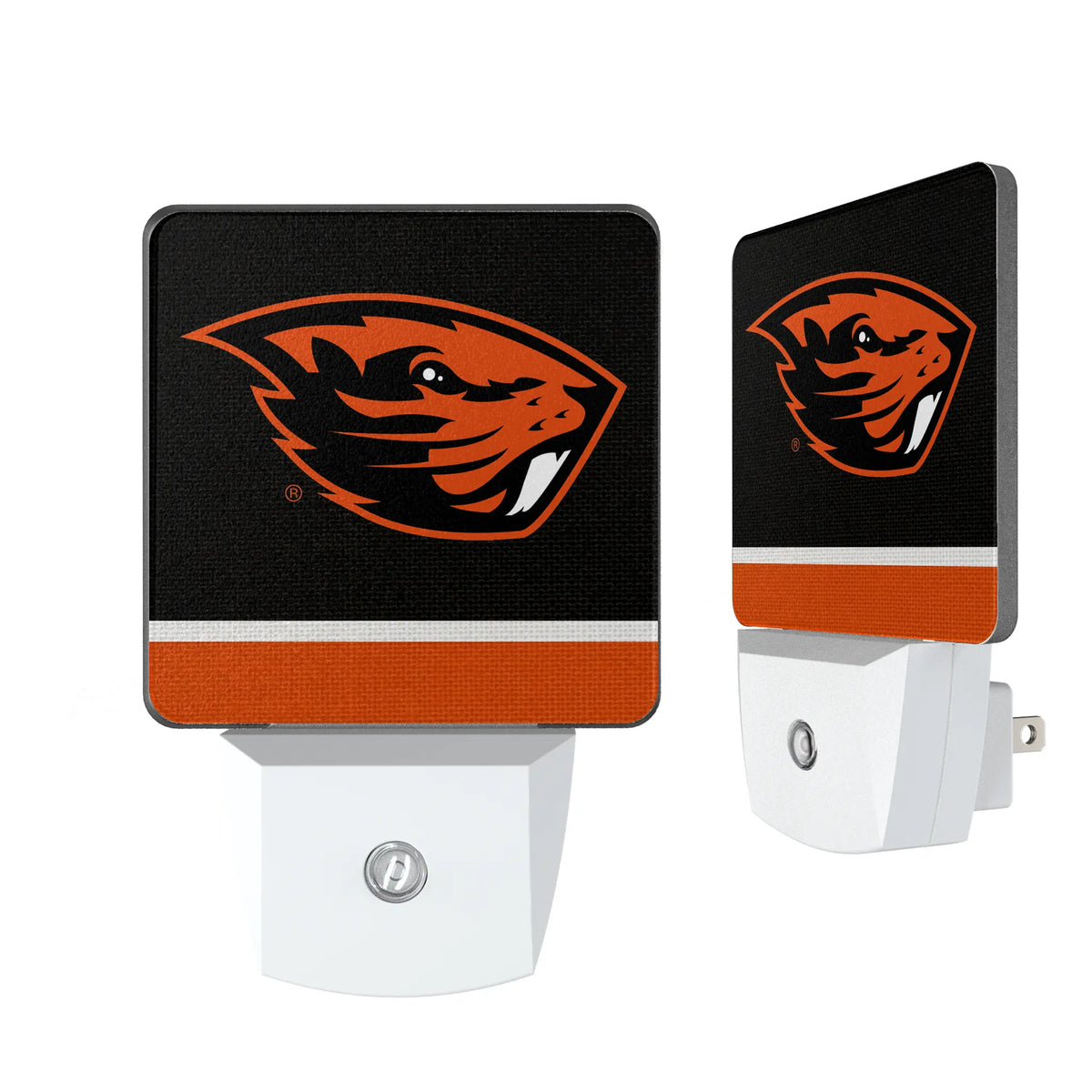 Oregon State University Beavers Stripe Night Light 2-Pack