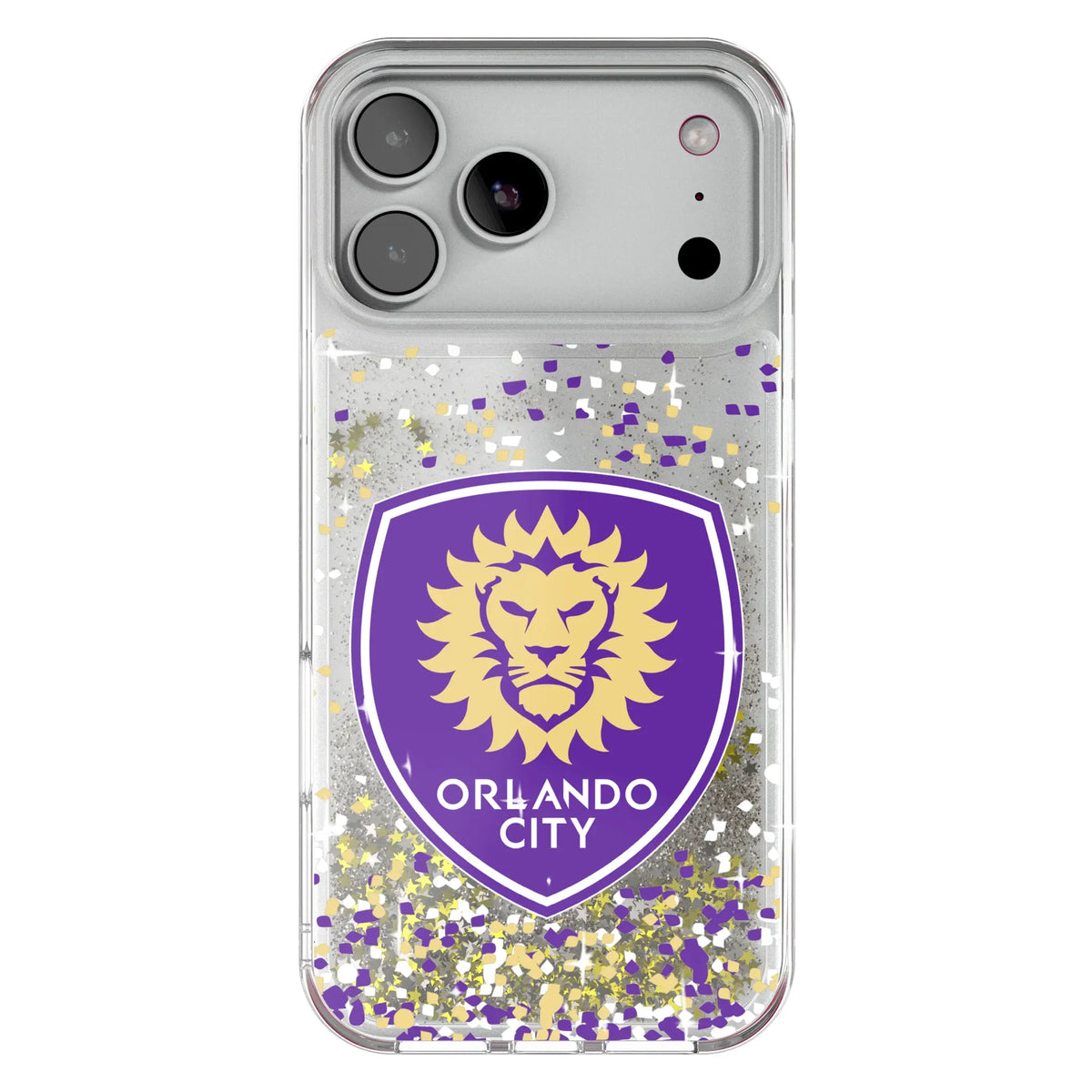 Orlando City Soccer Club Confetti Glitter Phone Case for Apple iPhone