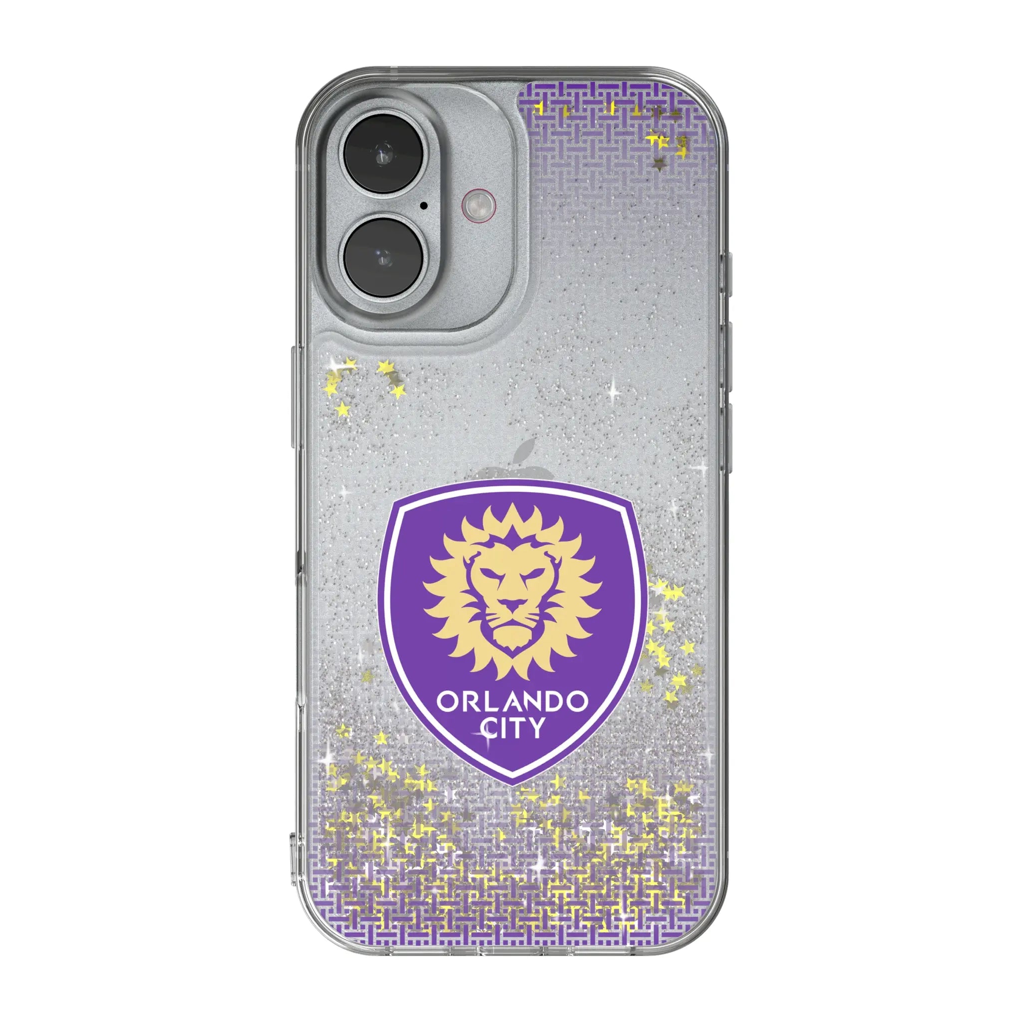 Orlando City Soccer Club Linen iPhone Glitter Phone Case for Apple iPhone