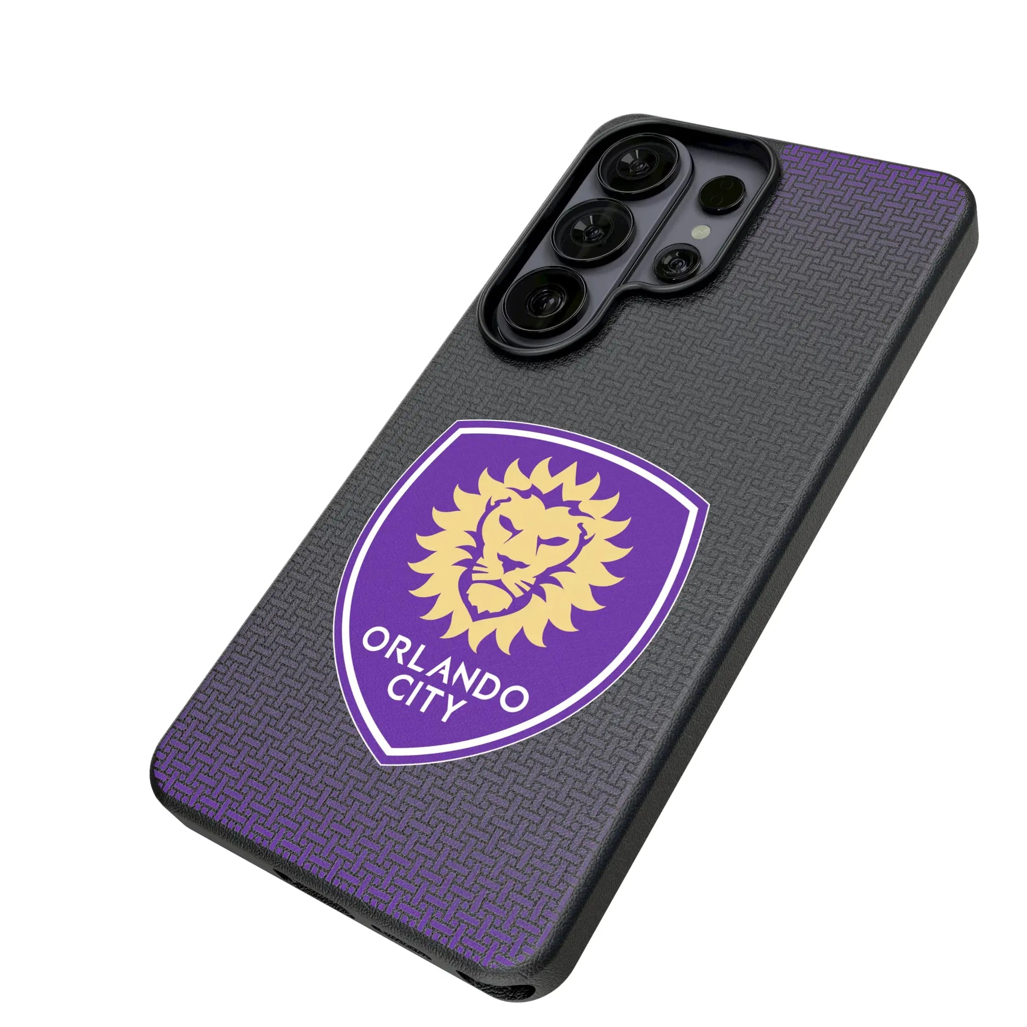 Orlando City Soccer Club Linen Galaxy MagSafe Compatible Phone Case for Samsung Galaxy - Isometric View#Device_Galaxy S26 Ultra