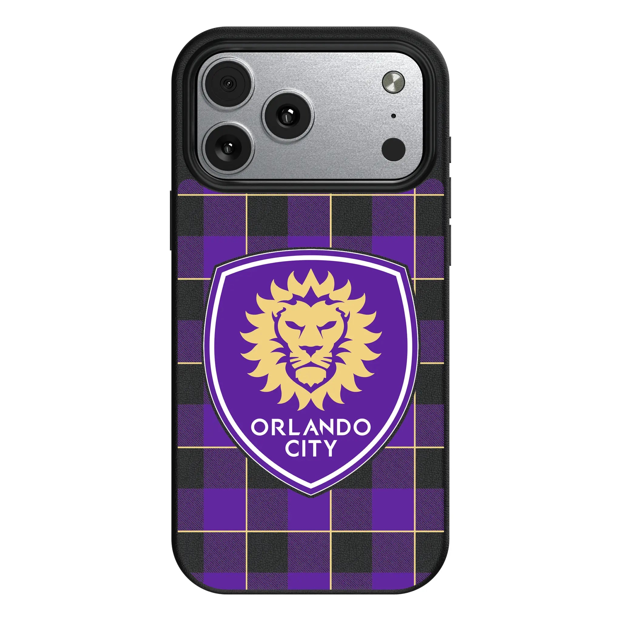 Orlando City Soccer Club Plaid iPhone MagSafe Compatible Phone Case for Apple iPhone#Device_iPhone 17 Pro Max
