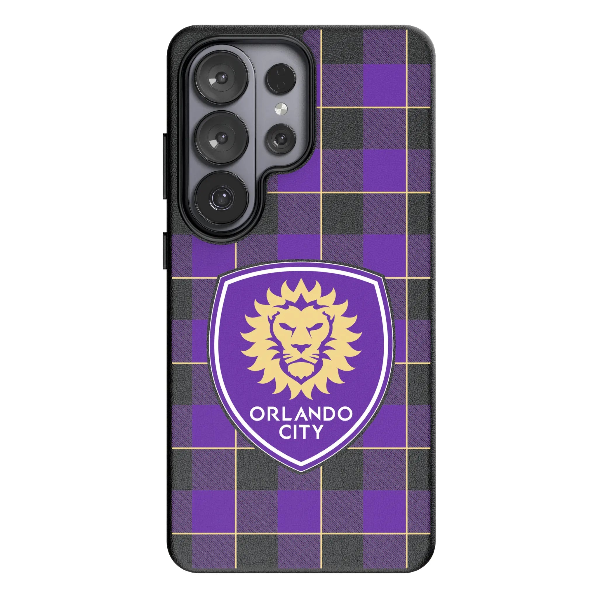 Orlando City Soccer Club Plaid Galaxy MagSafe Compatible Phone Case for Samsung Galaxy#Device_Galaxy S26 Ultra
