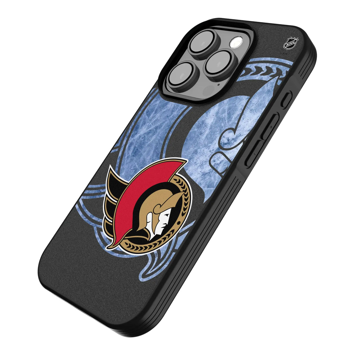 Ottawa Senators Ice Tilt iPhone Bump Phone Case for Apple iPhone - Isometric View