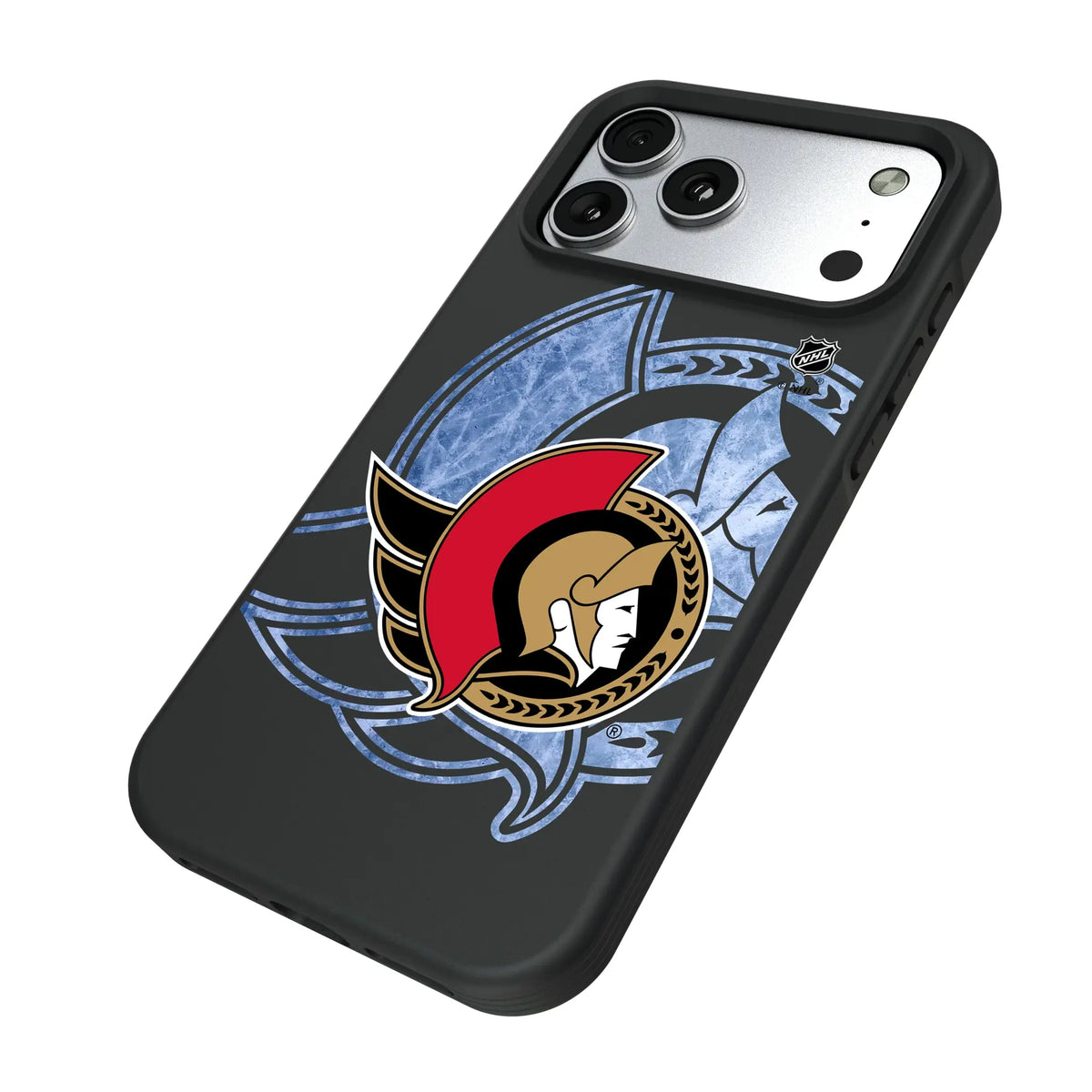 Ottawa Senators Ice Tilt iPhone Bump Phone Case for Apple iPhone - Isometric View#Device_iPhone 17 Pro Max