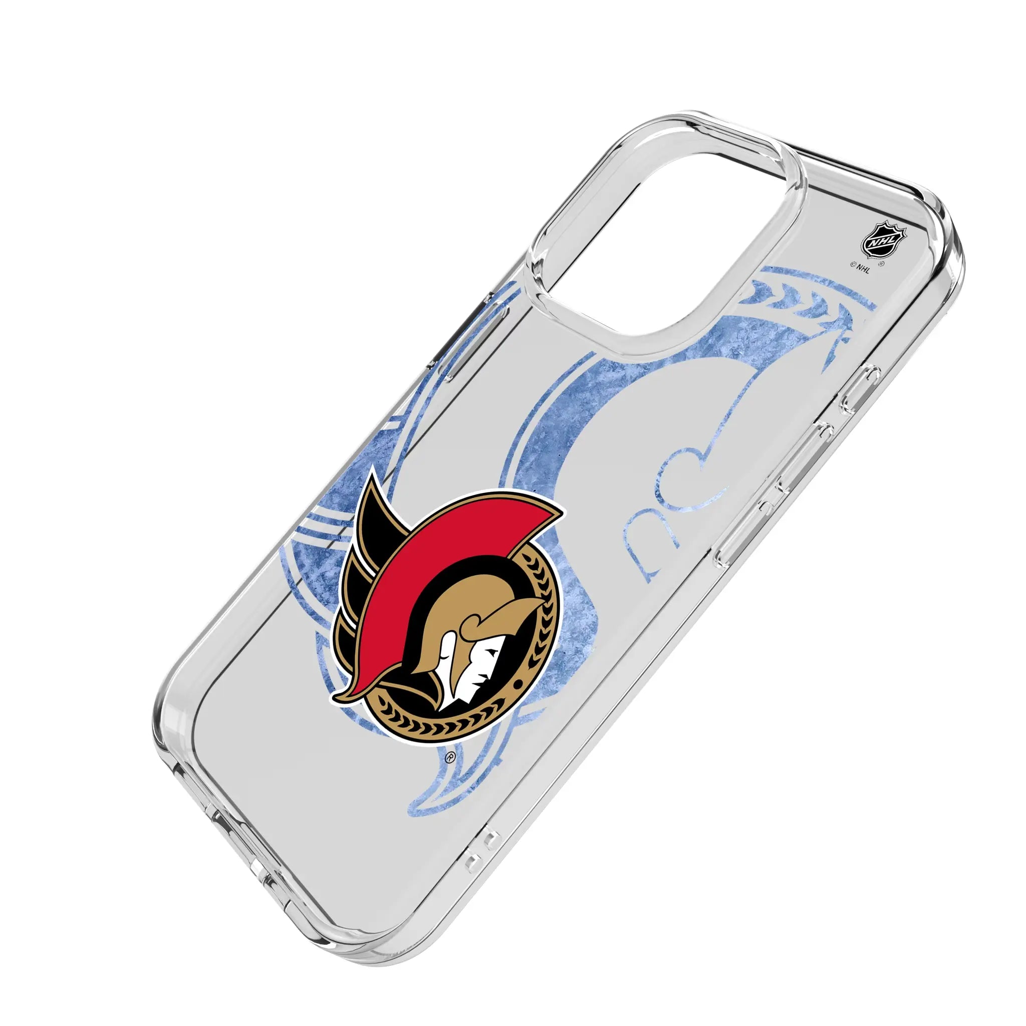 Ottawa Senators Ice Tilt iPhone Clear Phone Case for Apple iPhone - Isometric View