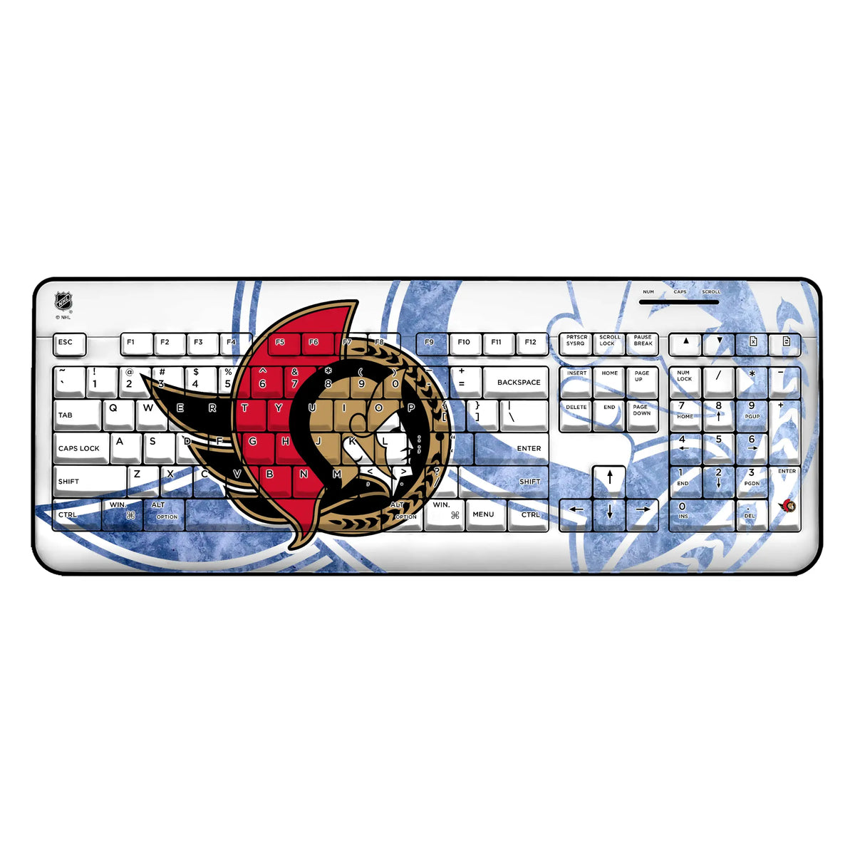 Ottawa Senators Ice Tilt Wireless USB Keyboard
