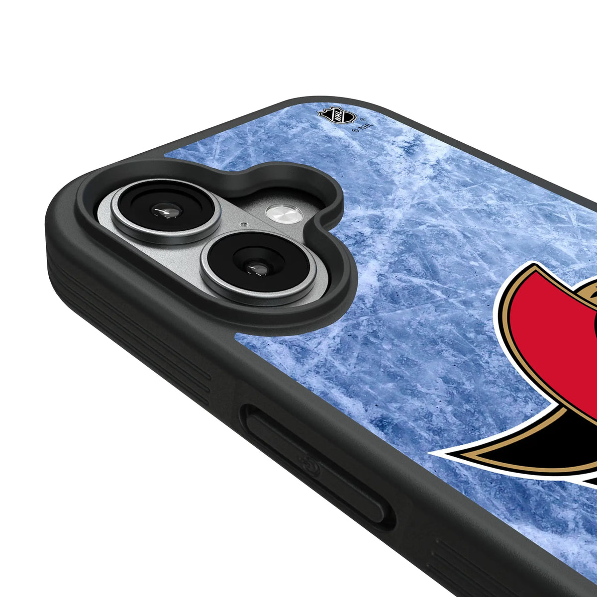 Ottawa Senators Ice Wordmark iPhone Bump Phone Case for Apple iPhone - Detail#Device_iPhone 17