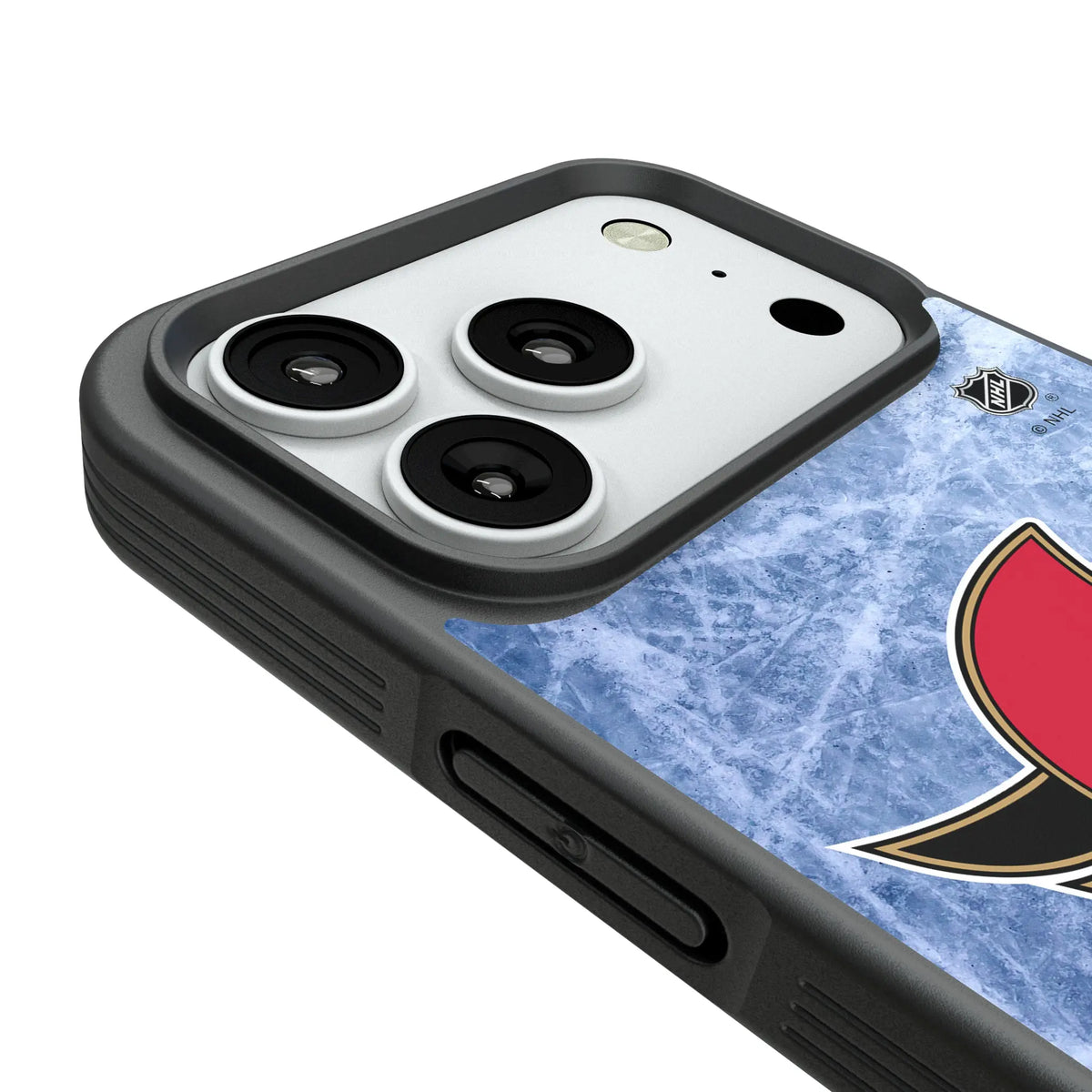 Ottawa Senators Ice Wordmark iPhone Bump Phone Case for Apple iPhone - Detail#Device_iPhone 18 Pro