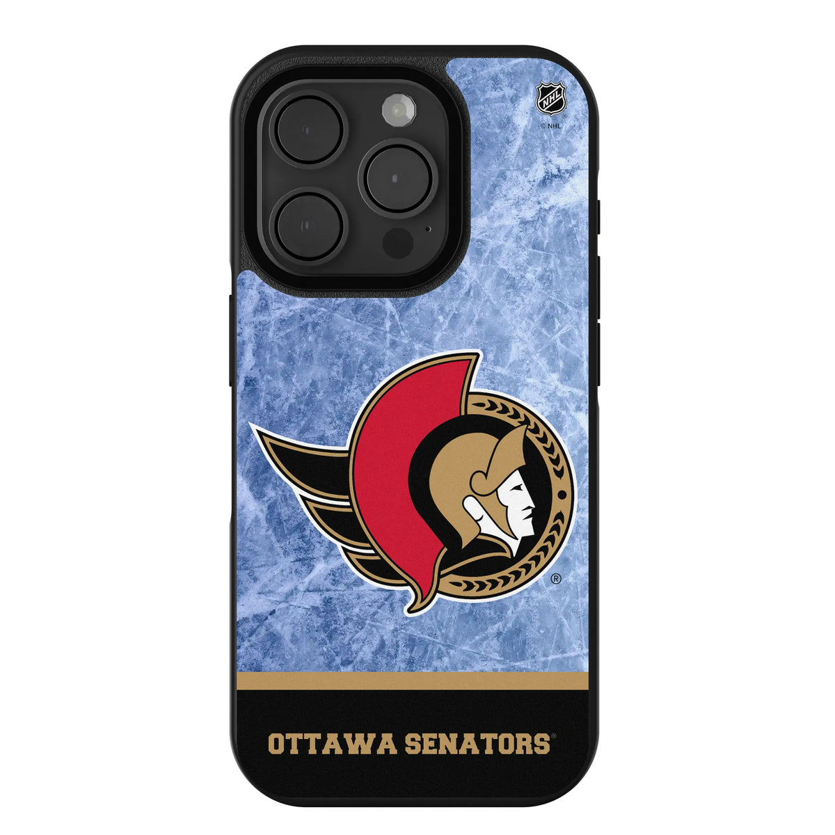 Ottawa Senators Ice Wordmark iPhone Bump Phone Case for Apple iPhone