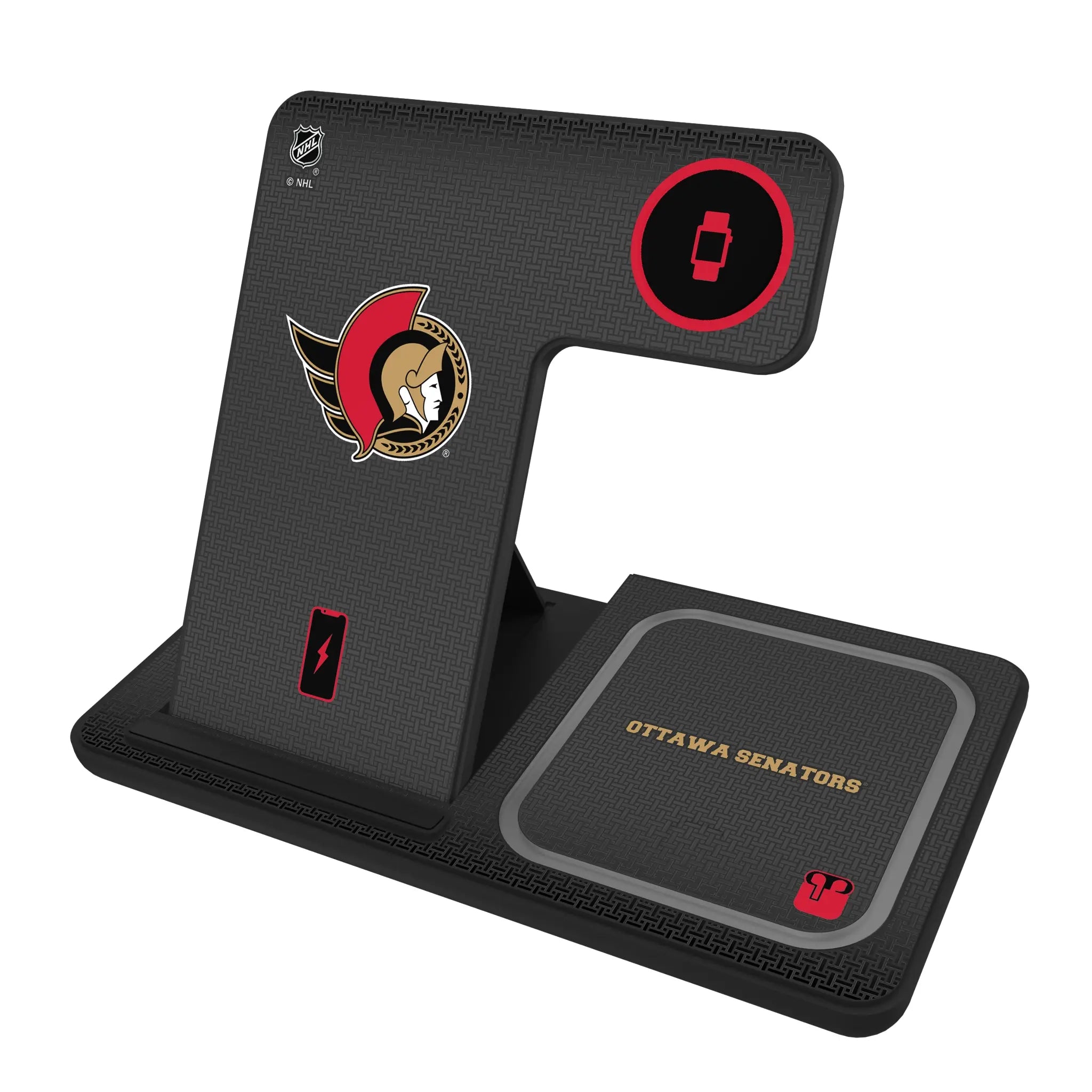 Ottawa Senators Linen 3 in 1 Charging Station