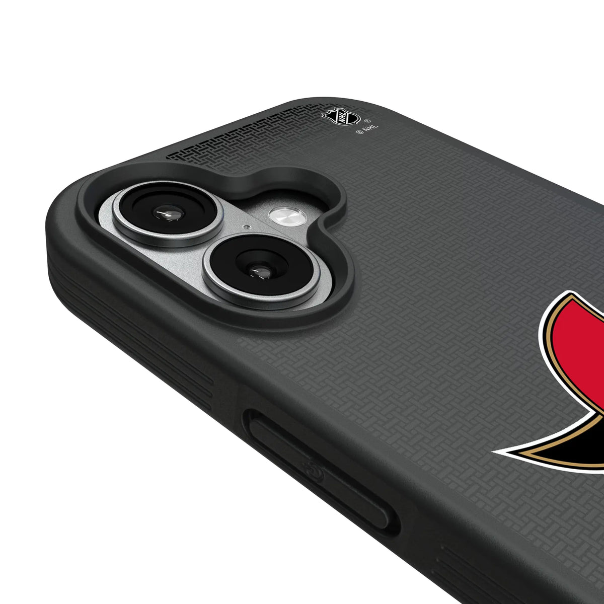 Ottawa Senators Linen iPhone Bump Phone Case for Apple iPhone - Detail#Device_iPhone 17