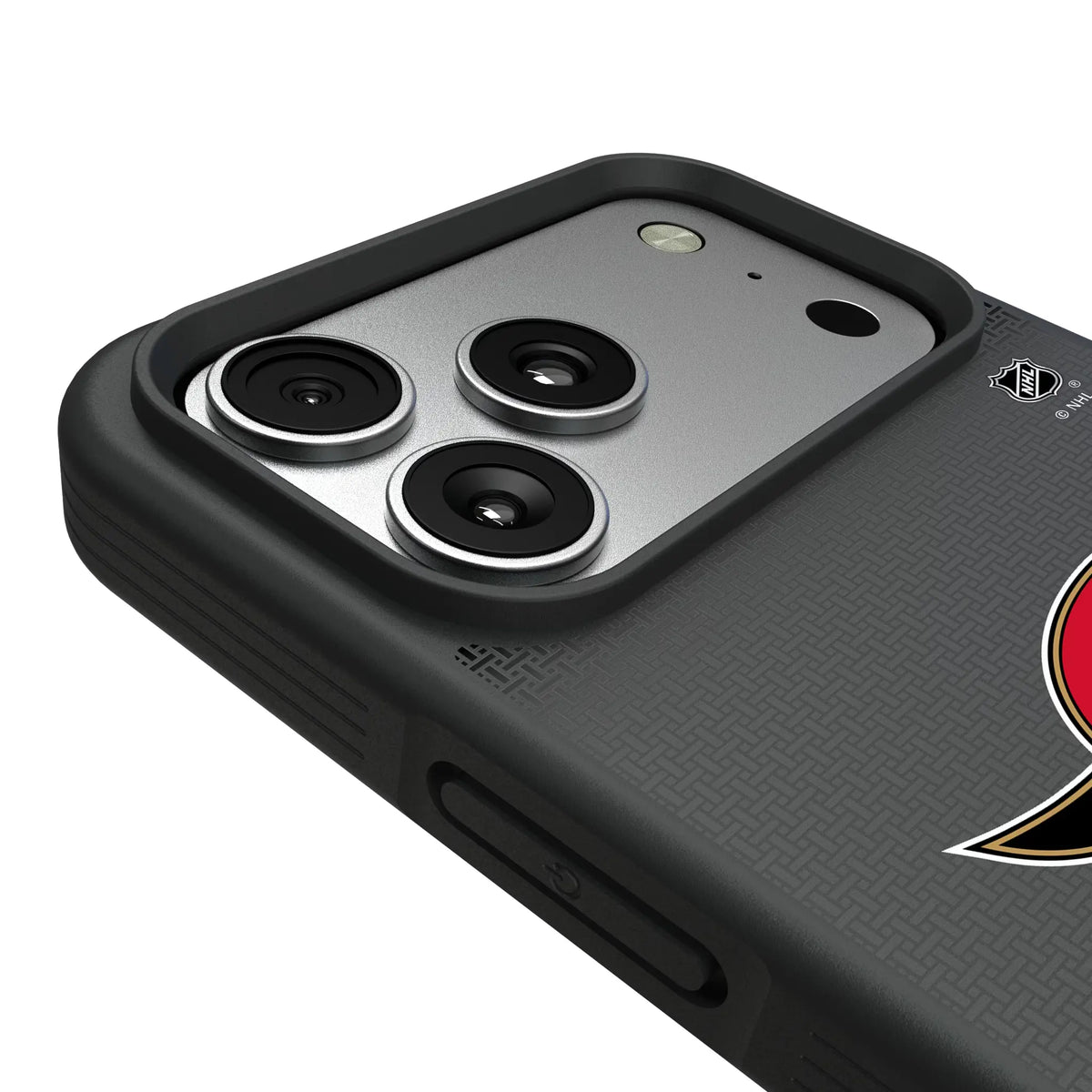 Ottawa Senators Linen iPhone Bump Phone Case for Apple iPhone - Detail#Device_iPhone 17 Pro Max