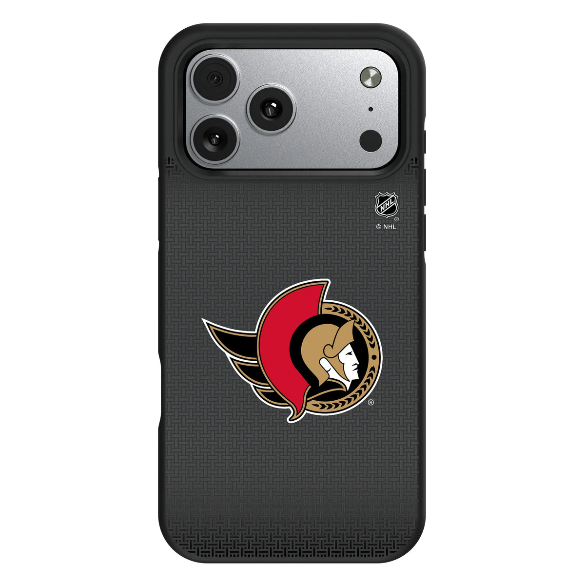 Ottawa Senators Linen iPhone Bump Phone Case for Apple iPhone#Device_iPhone 17 Pro Max