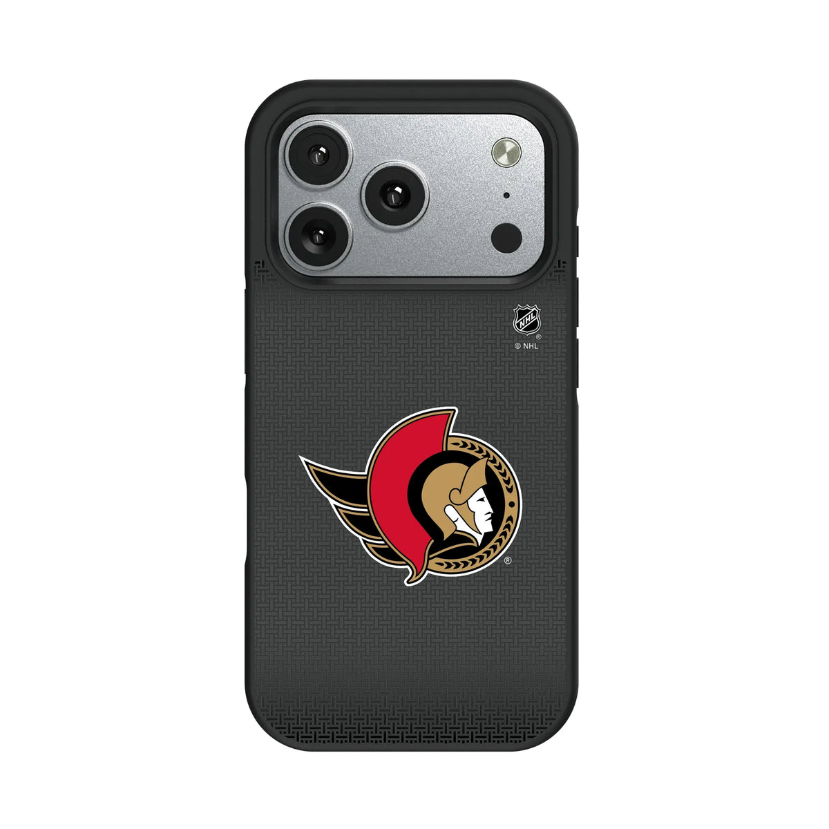 Ottawa Senators Linen iPhone Bump Phone Case for Apple iPhone#Device_iPhone 17 Pro