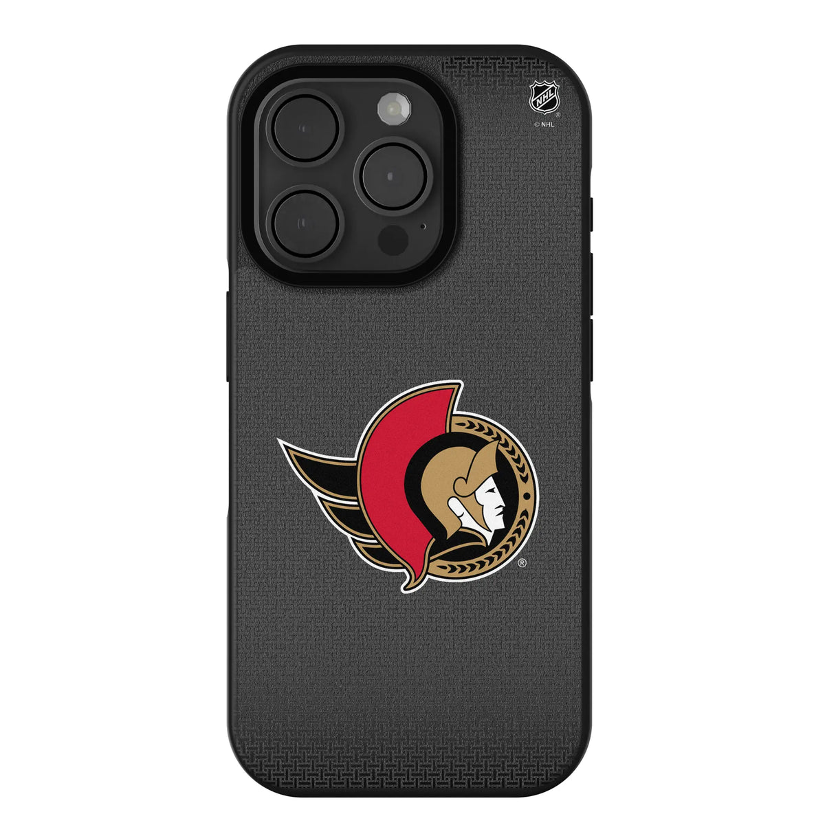 Ottawa Senators Linen iPhone Bump Phone Case for Apple iPhone