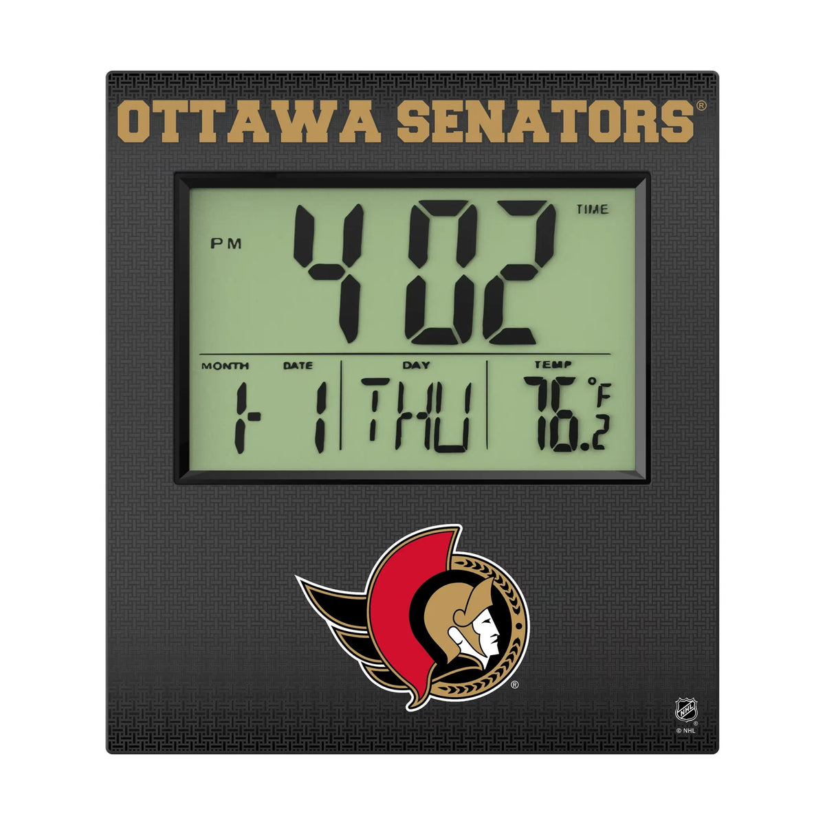 Ottawa Senators Linen Wall Clock