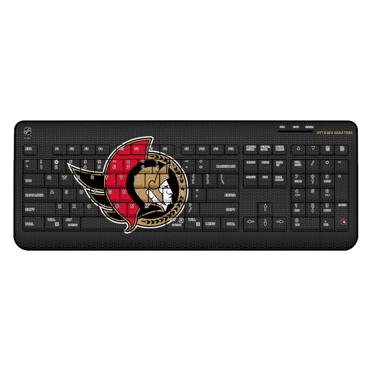 Ottawa Senators Linen Wireless USB Keyboard
