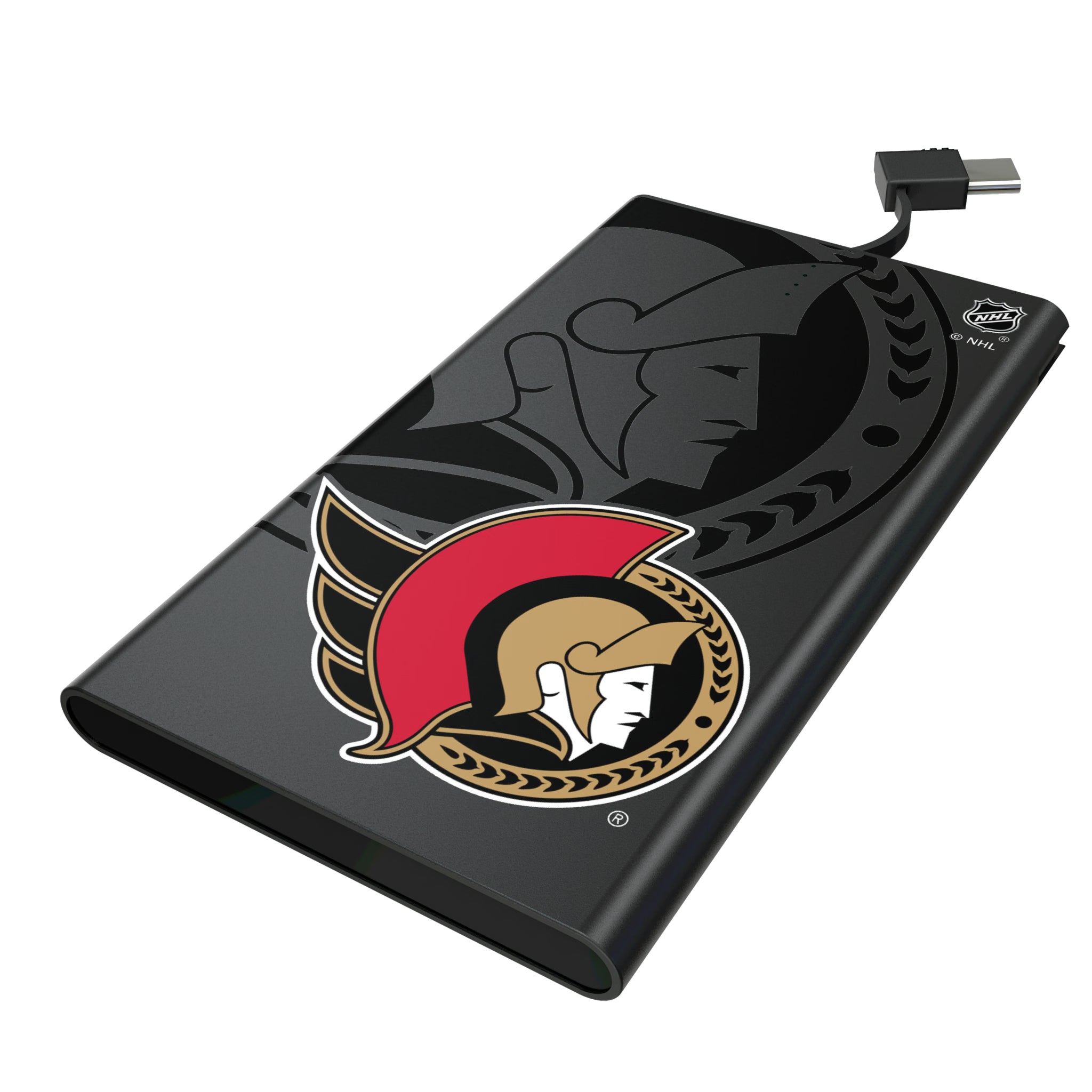Ottawa Senators Monocolor Tilt 5000mAh Flat Powerbank