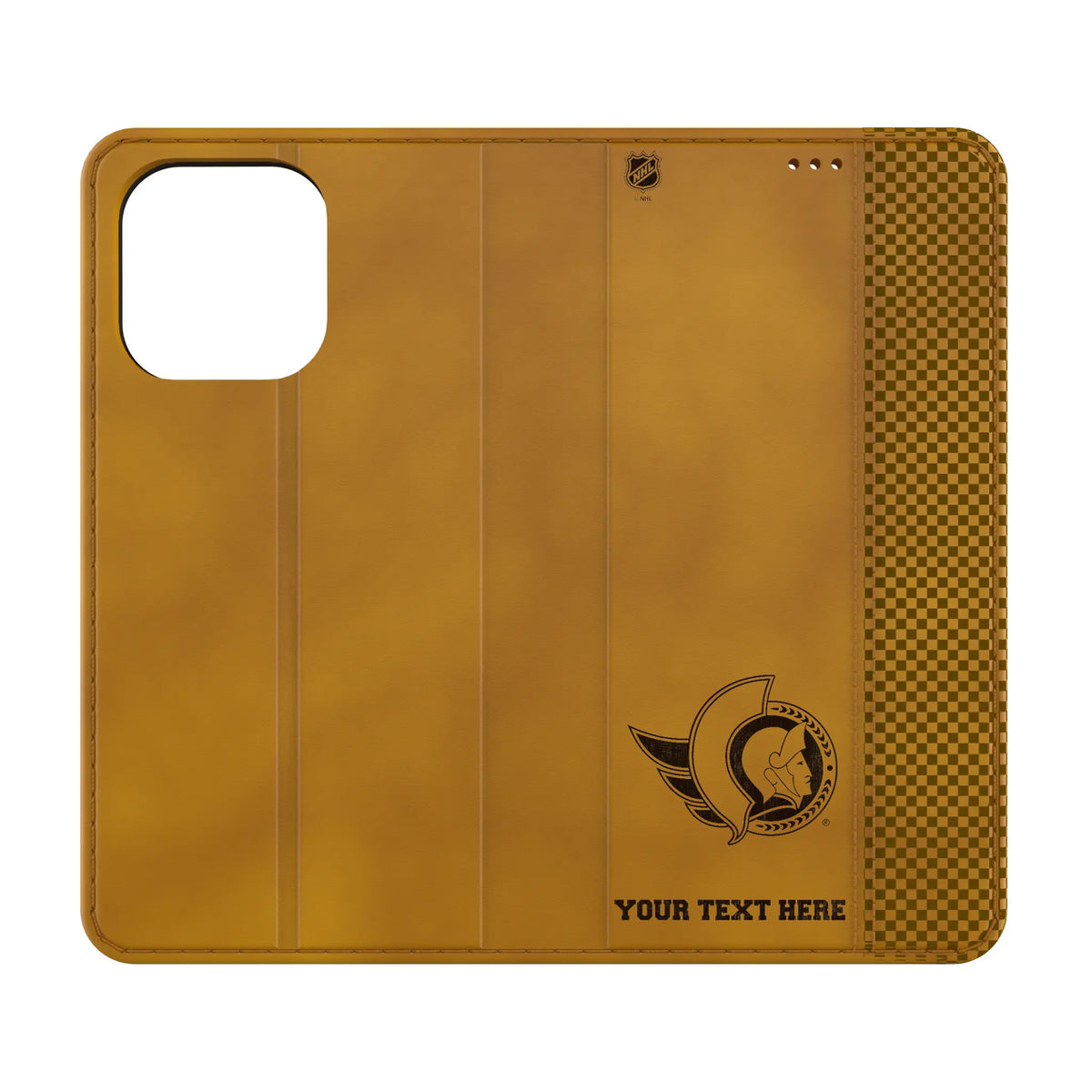 Ottawa Senators Personalized Burn iPhone Folio Phone Case for Apple iPhone