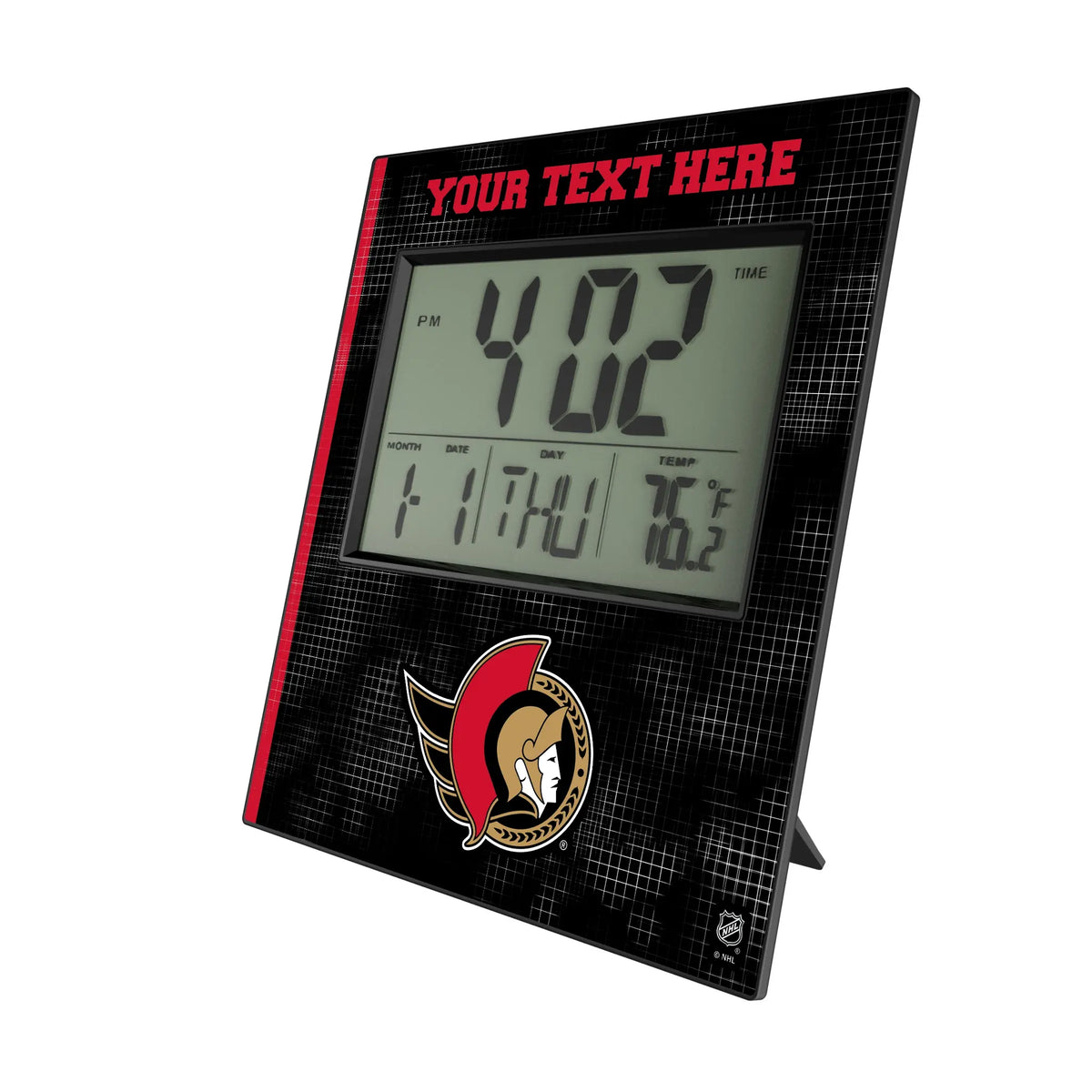 Ottawa Senators Personalized Hatch Wall Clock