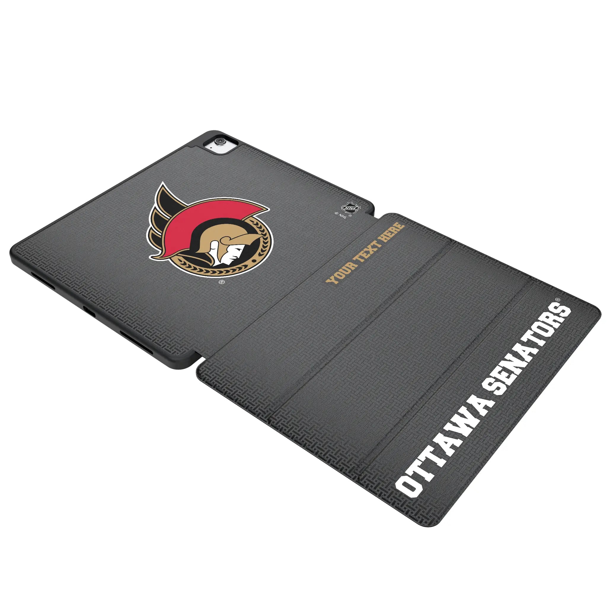 Ottawa Senators Personalized Linen iPad Tablet Case for Apple iPad