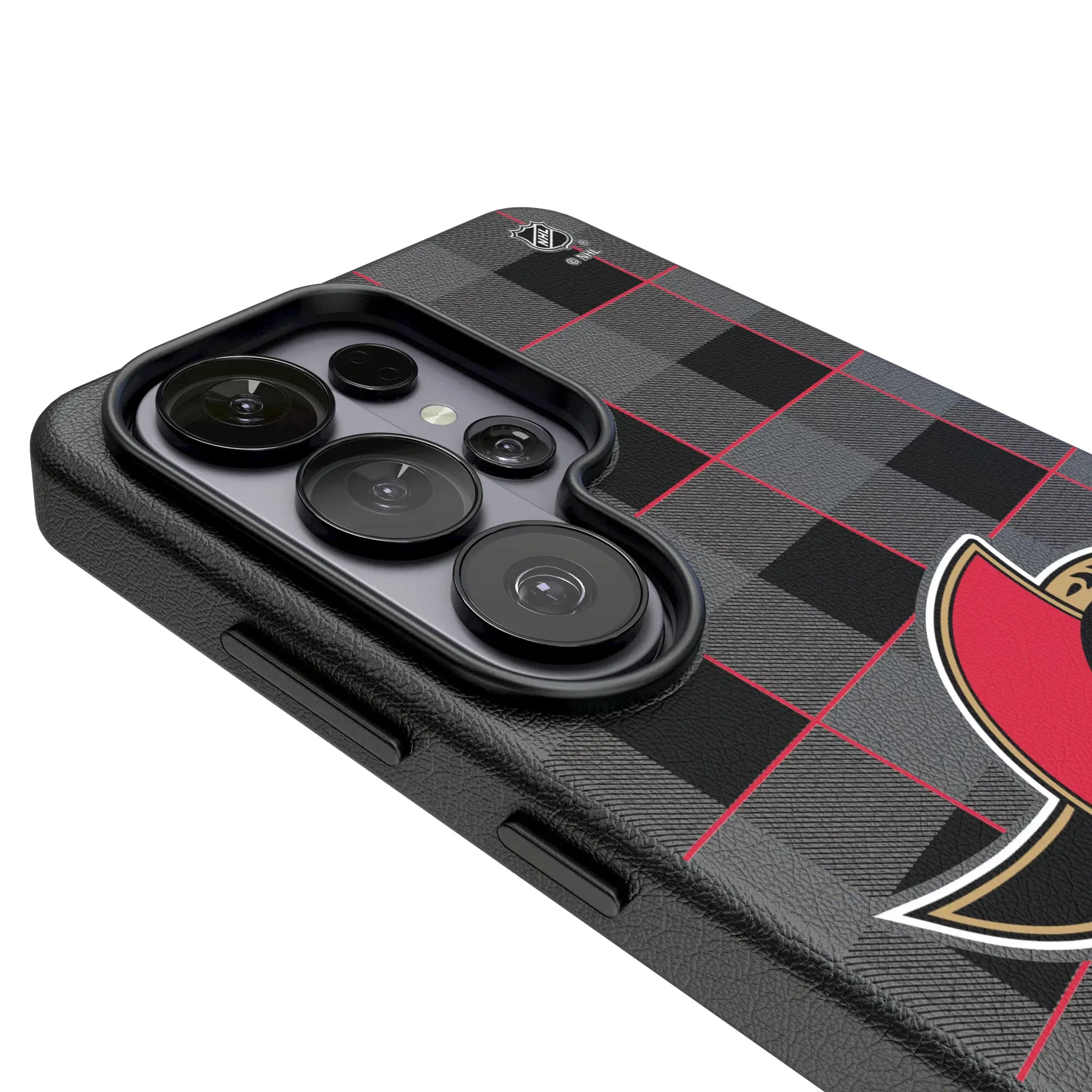 Ottawa Senators Plaid Galaxy MagSafe Compatible Phone Case for Samsung Galaxy - Detail#Device_Galaxy S26 Ultra