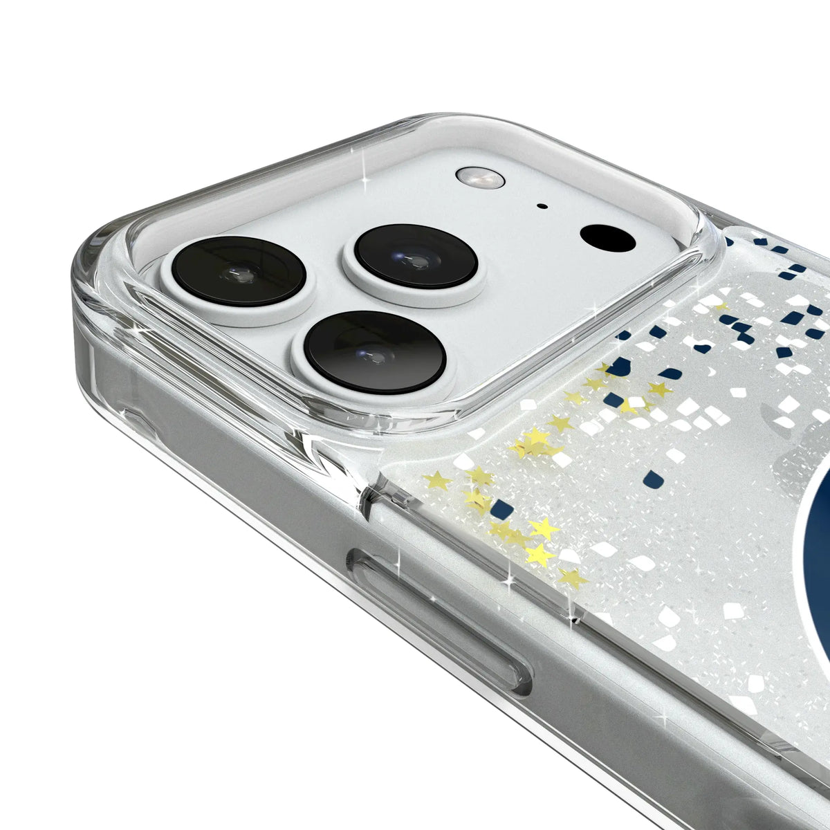 Pennsylvania State University Nittany Lions Confetti iPhone Glitter Phone Case for Apple iPhone - Detail#Device_iPhone 18 Pro